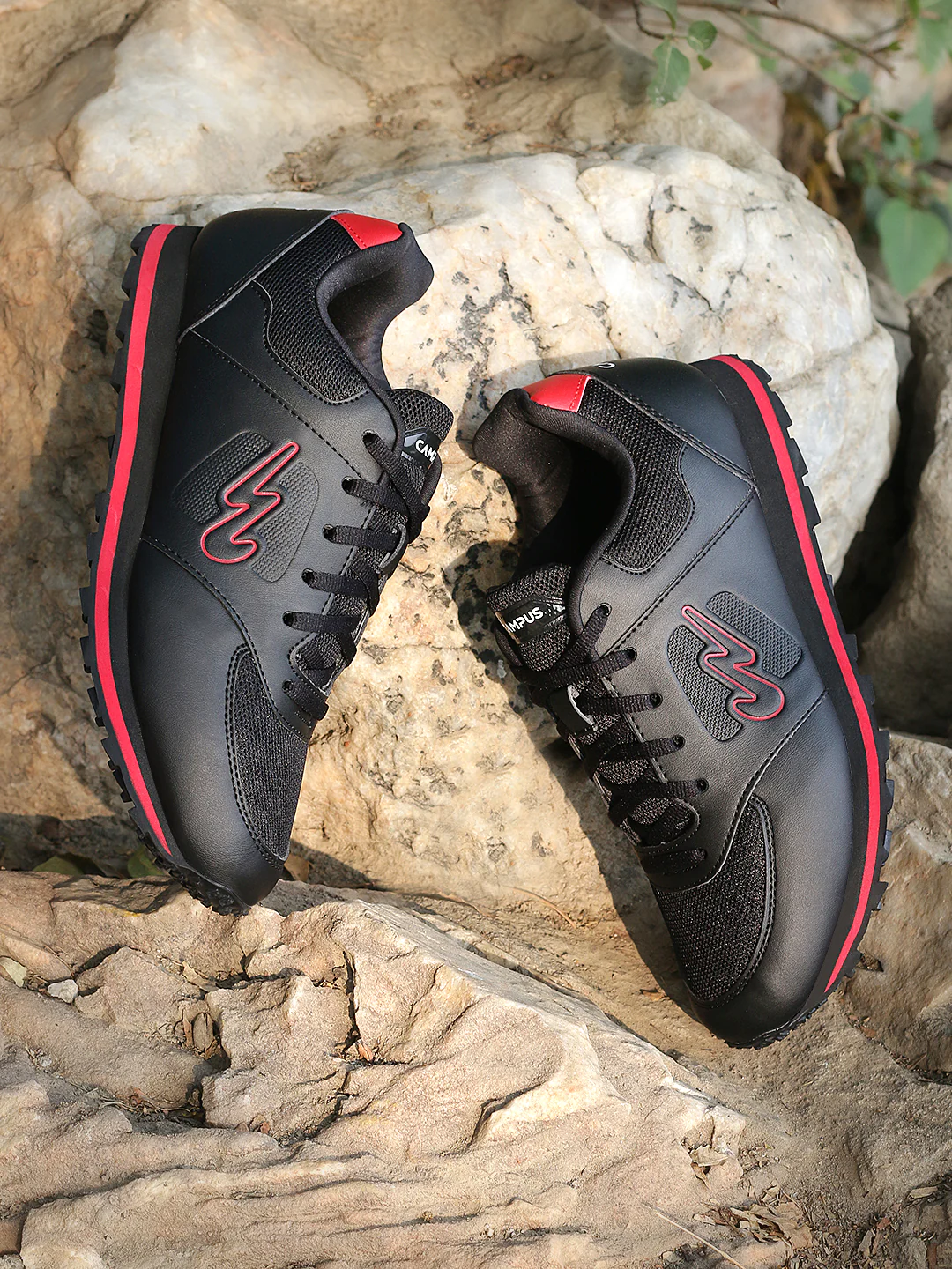 HILLTOP Black Men's Casual Shoes - Image 6