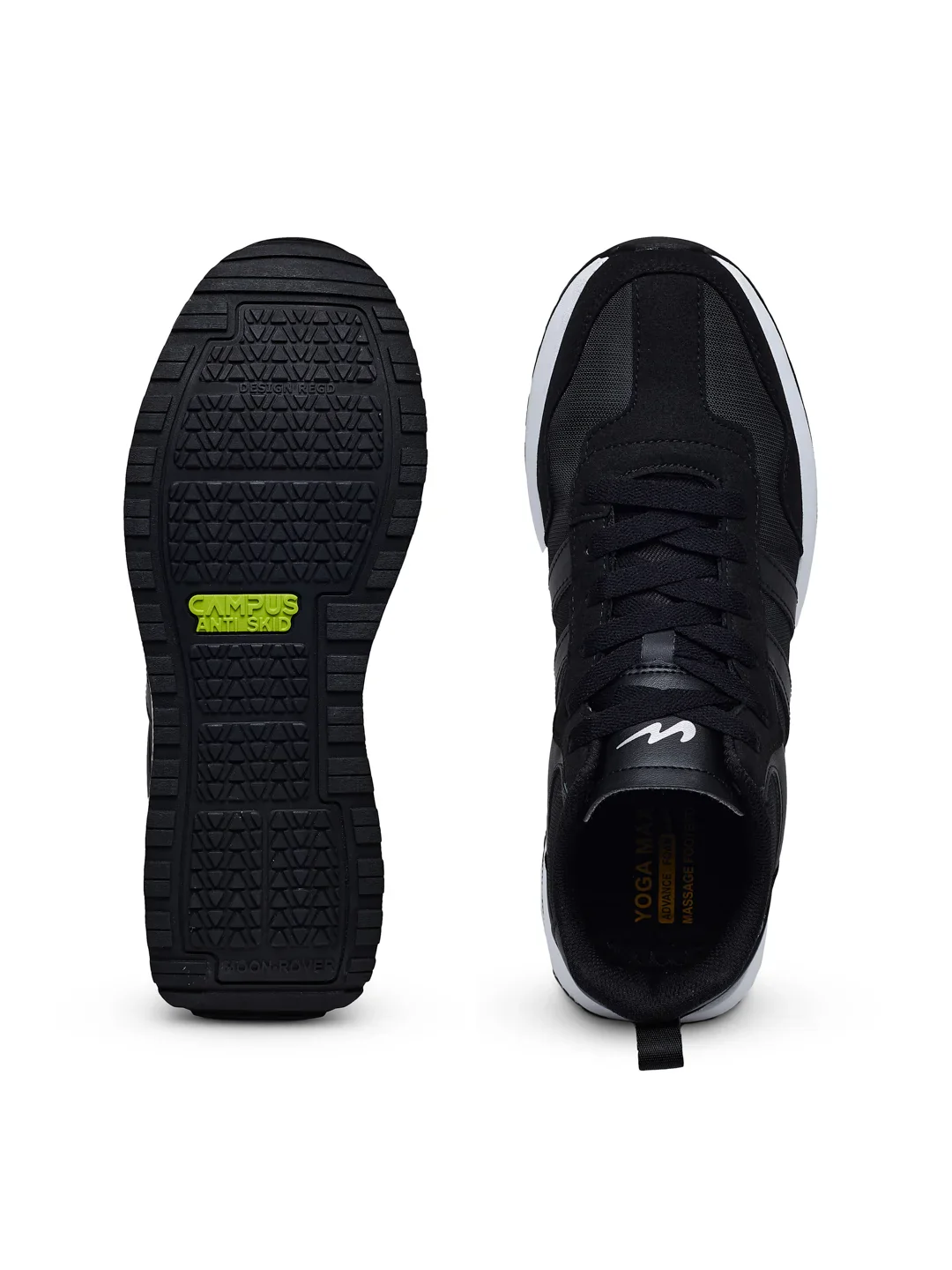 HINGE Black Men's Sneakers - Image 5