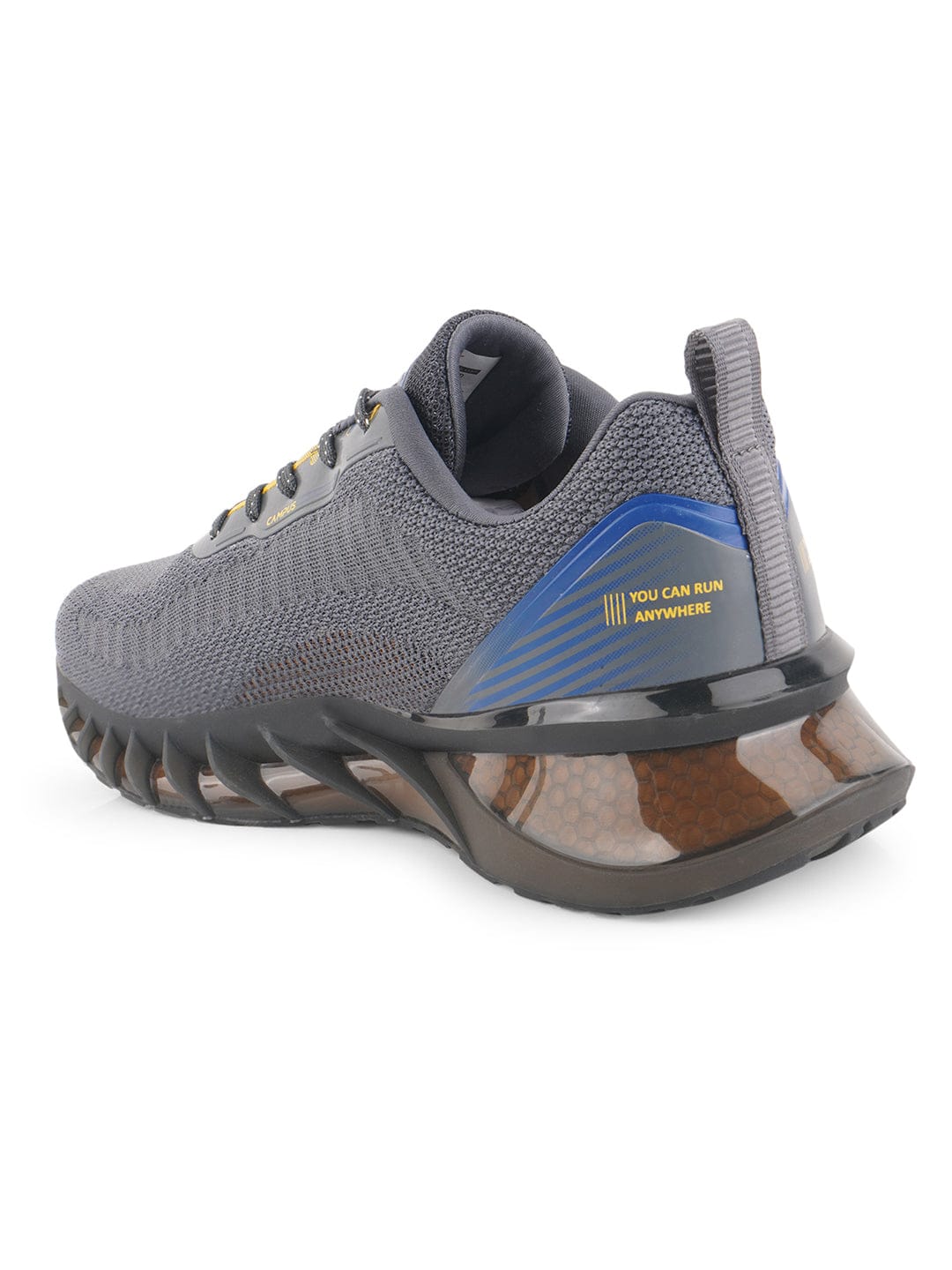 HOOD Grey Men's Running Shoes - Image 3