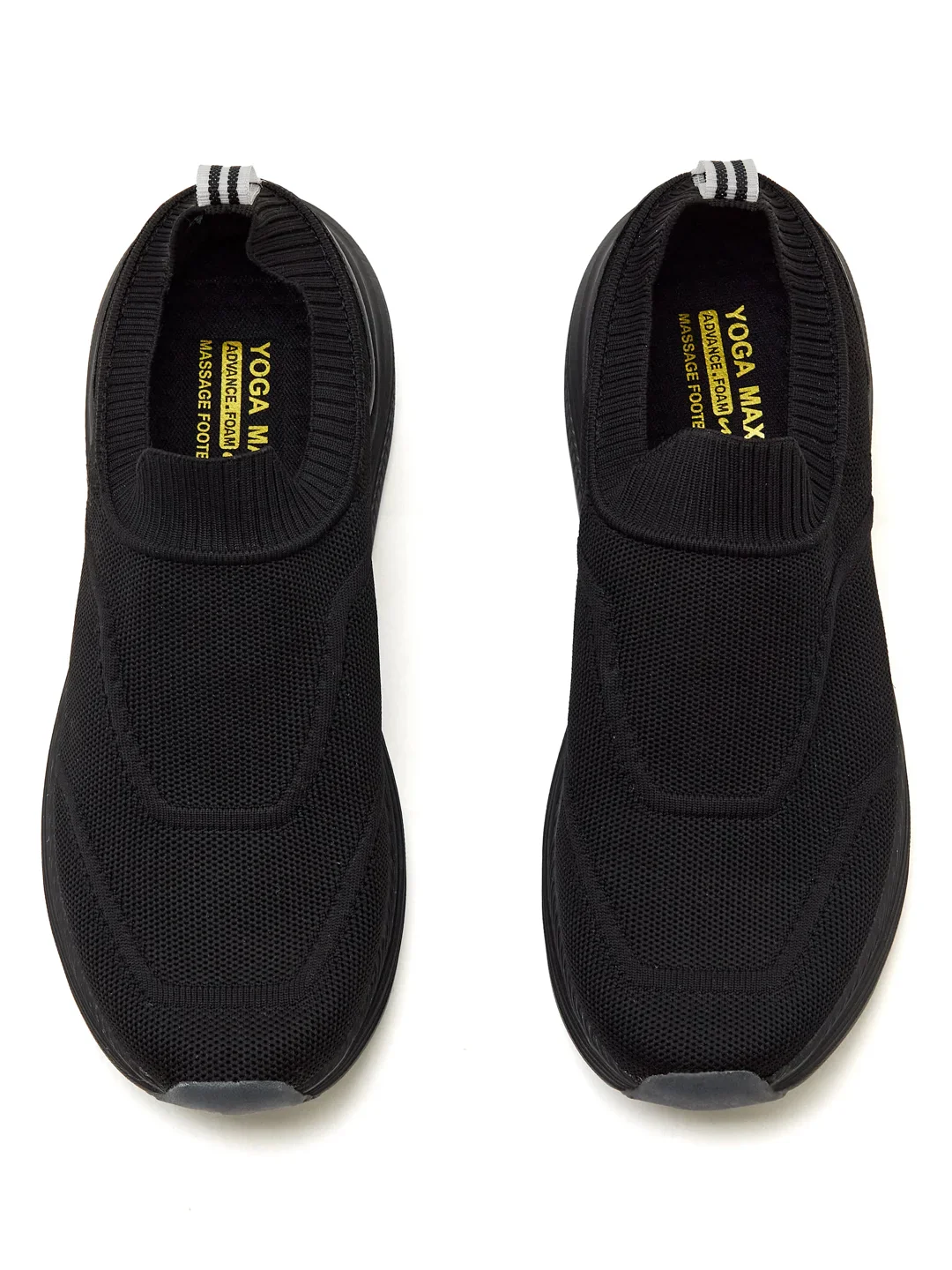 HOOP Black Men's Walking Shoes - Image 6