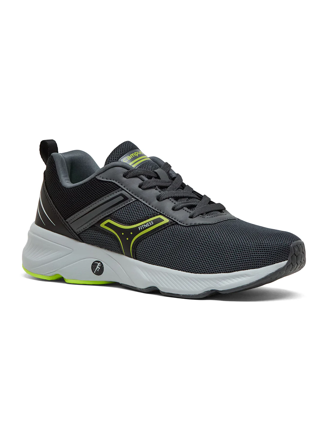 HURRICANE Grey Men's Running Shoes - Image 2