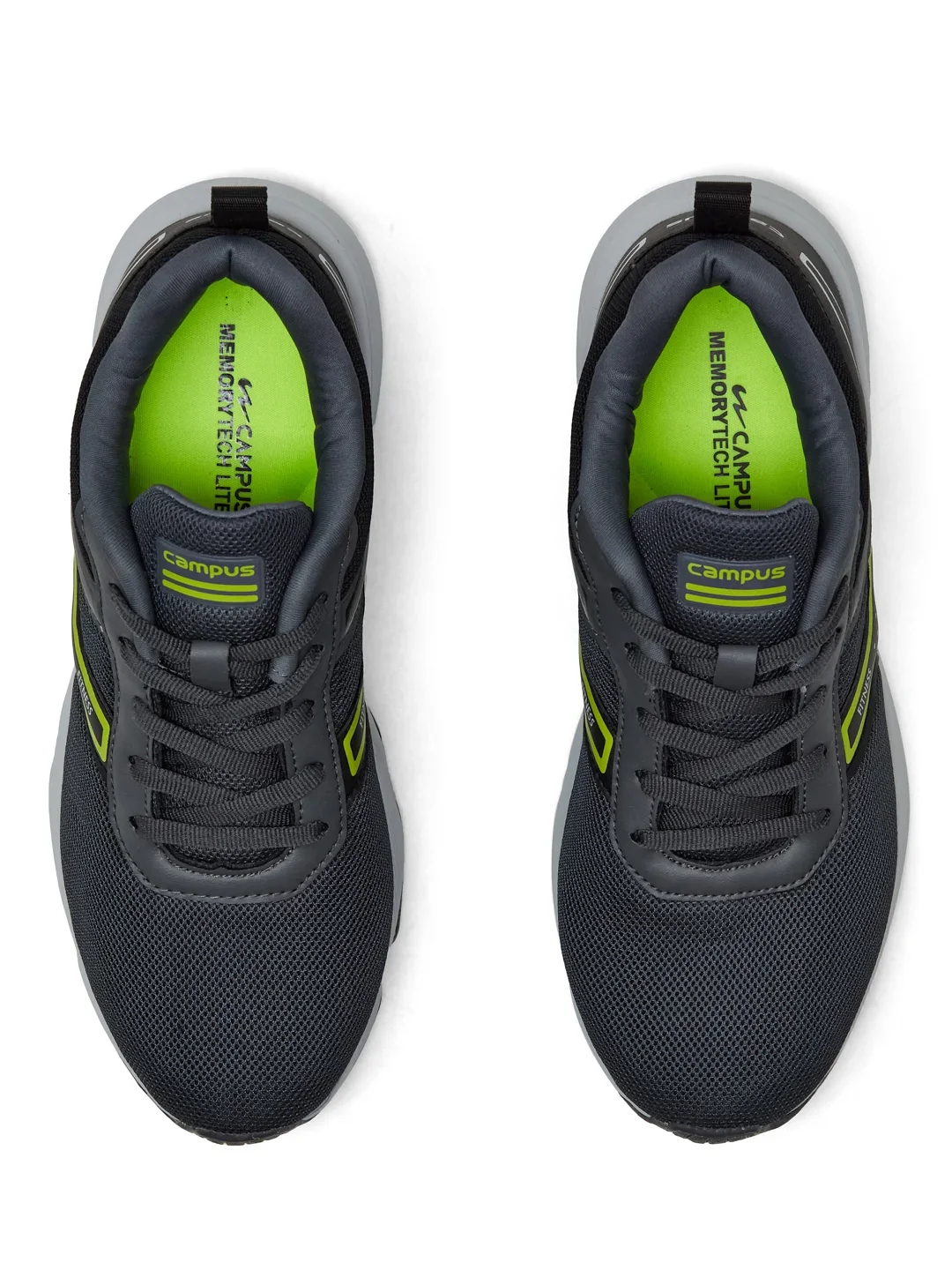 HURRICANE Grey Men's Running Shoes - Image 6