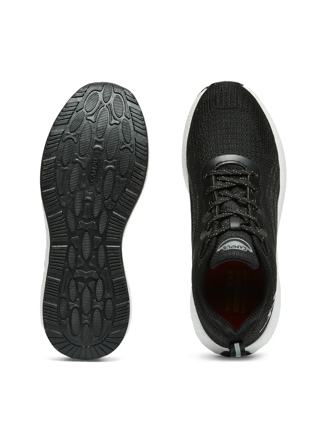 HYPE PRO Black Men's Running Shoes - Image 5