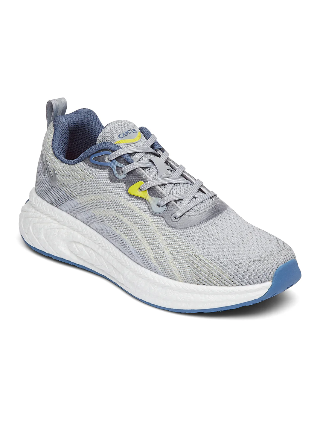 HYPE PRO Grey Men's Running Shoes - Image 3