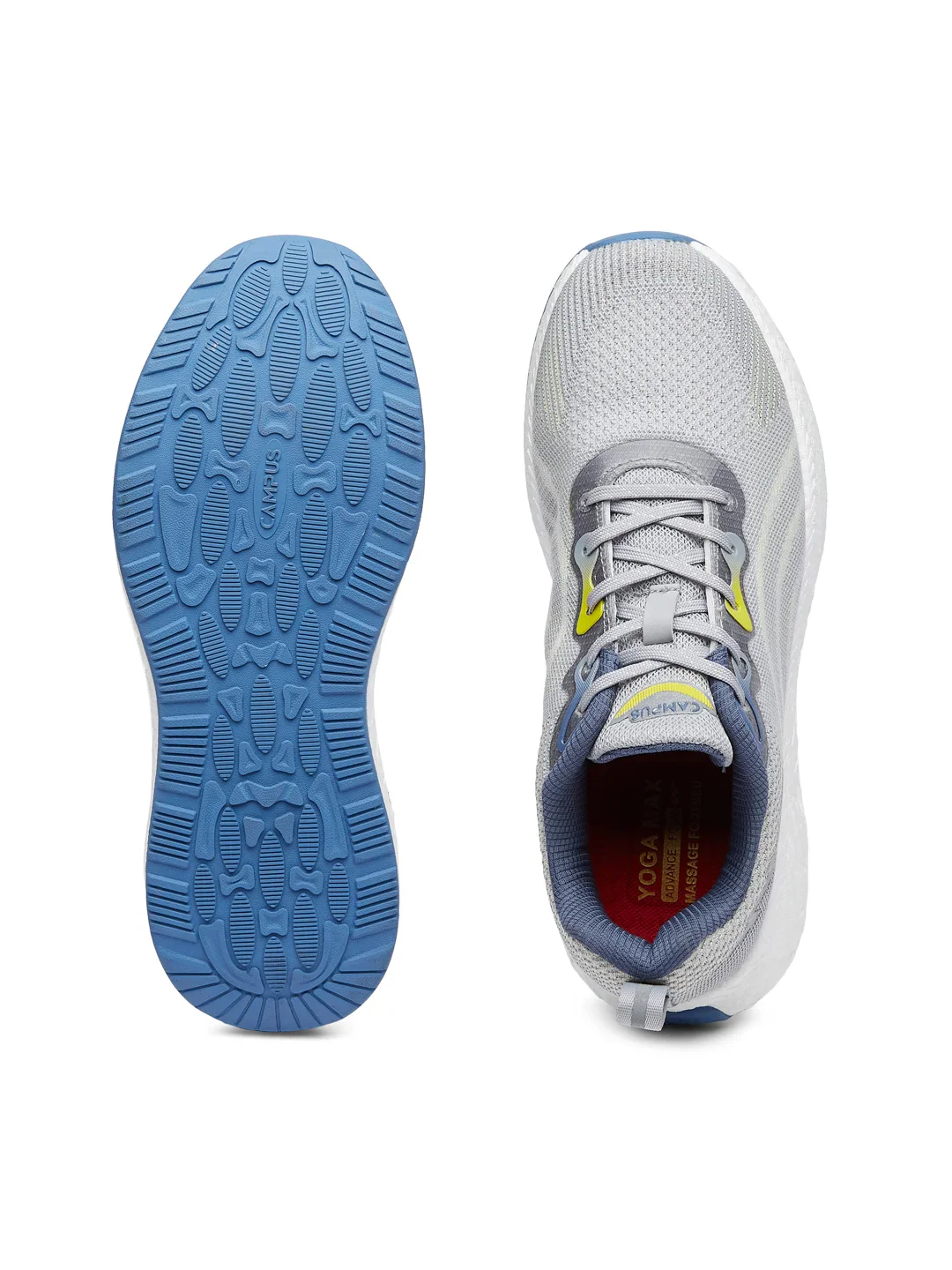 HYPE PRO Grey Men's Running Shoes - Image 5