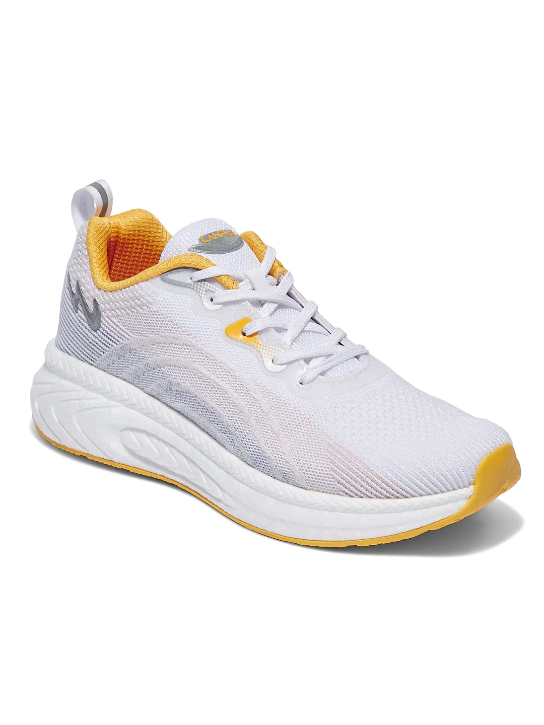 HYPE PRO White Men's Running Shoes - Image 3