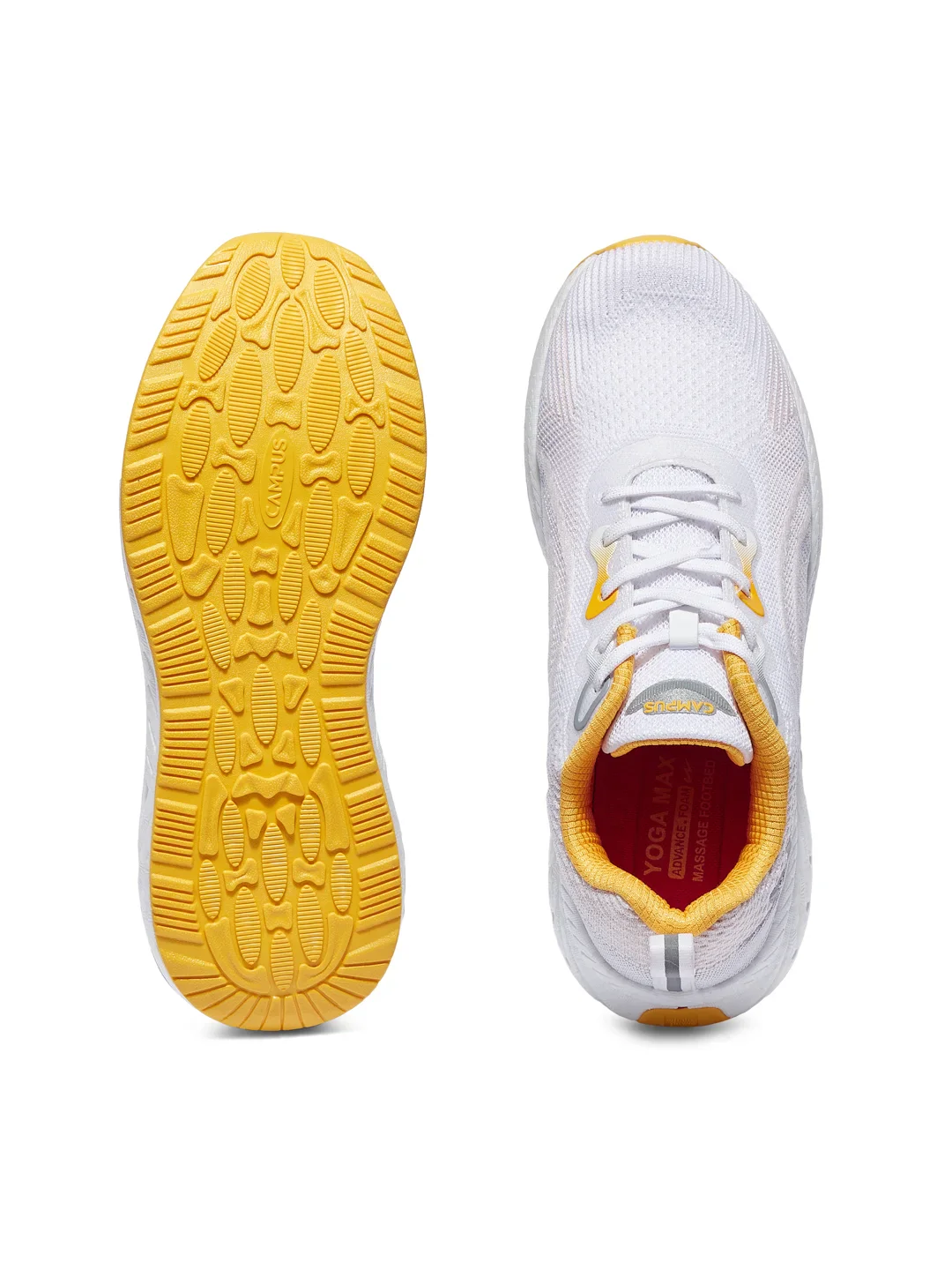 HYPE PRO White Men's Running Shoes - Image 5