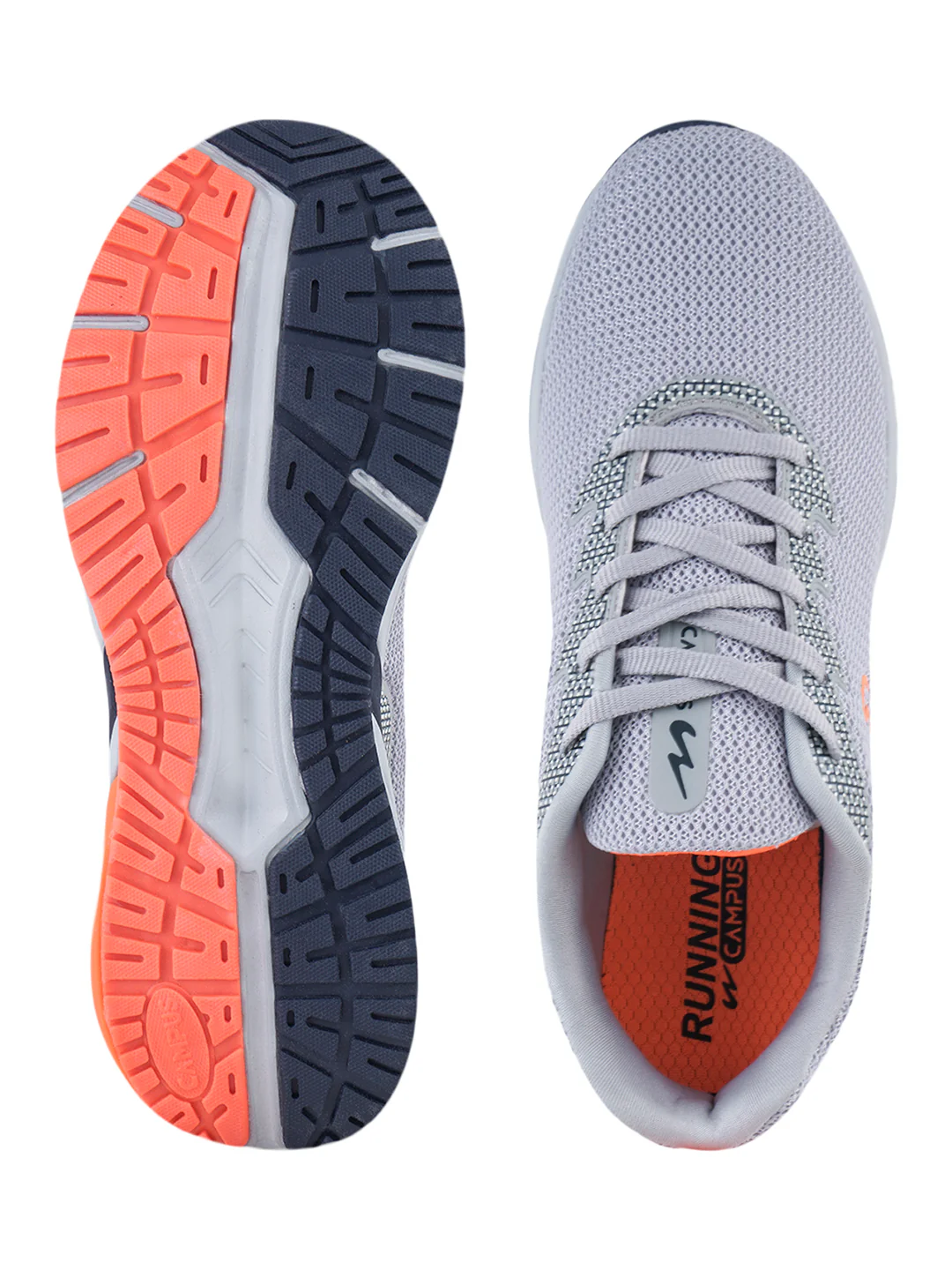 IGNATIUS Grey Men's Running Shoes - Image 4