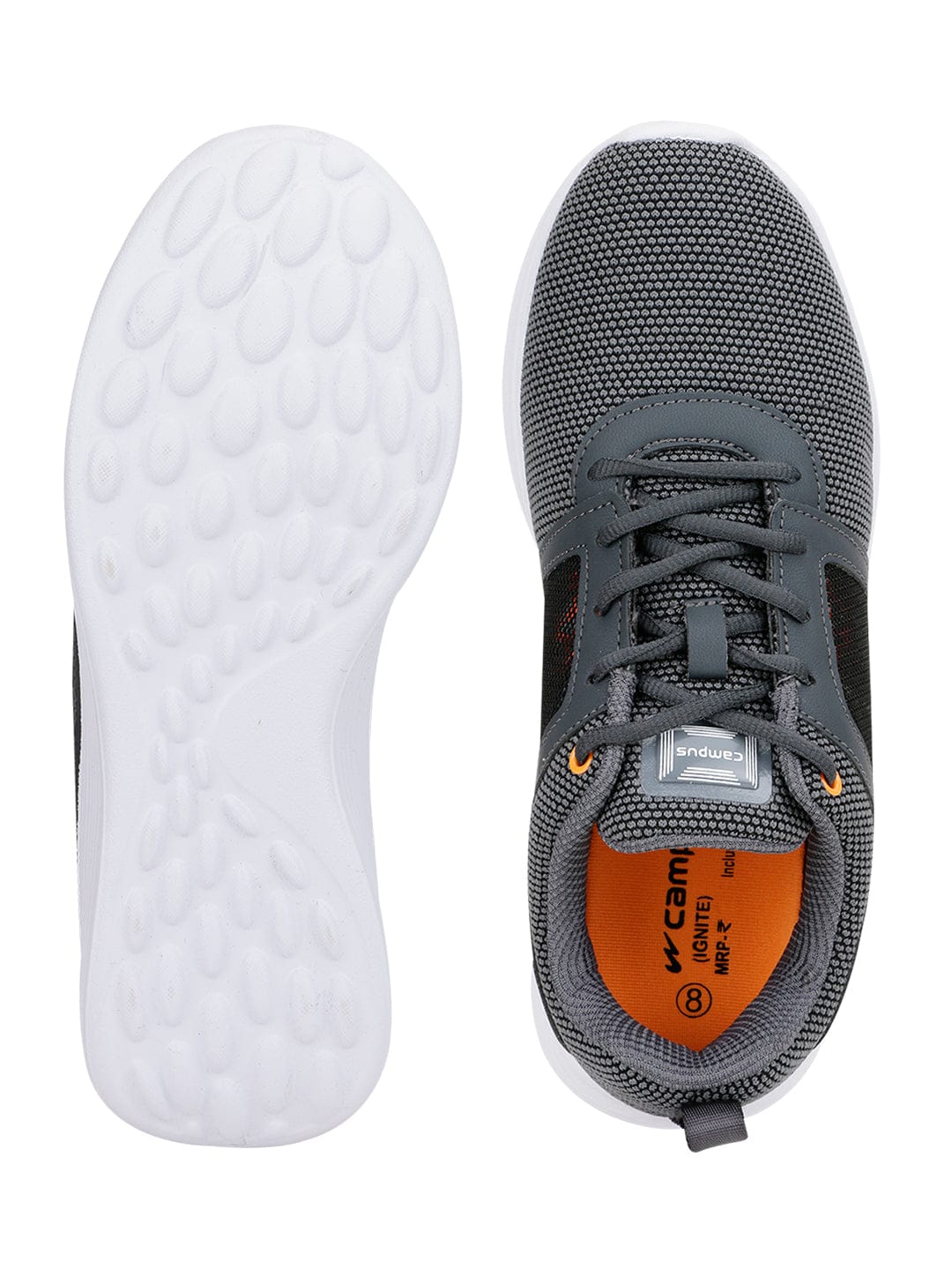 IGNITE Grey Men's Running Shoes - Image 4