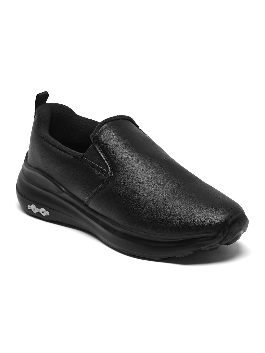 IVORY Black Men's Walking Shoes - Image 3