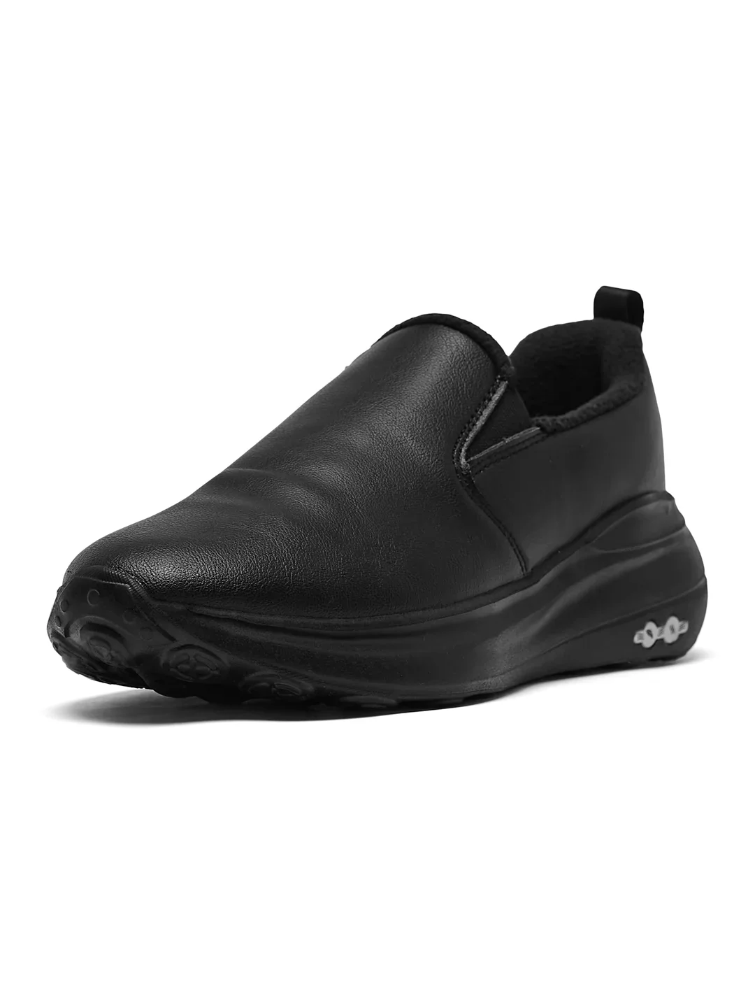 IVORY Black Men's Walking Shoes - Image 6