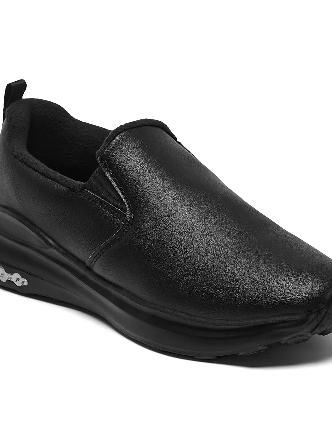 IVORY Black Men's Walking Shoes - Image 7
