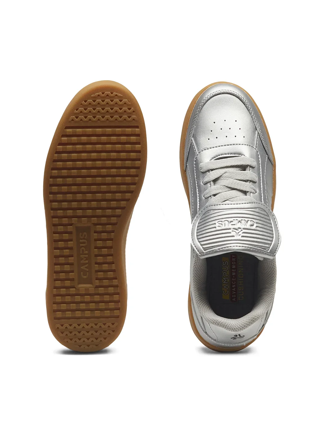 JACE Silver Women's Sneakers - Image 4
