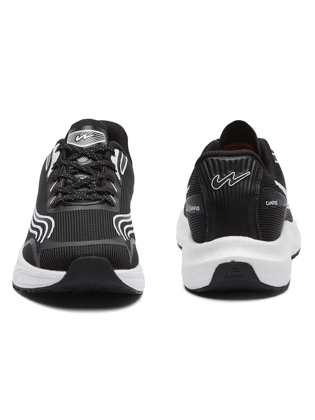 JARVIS Black Men's Running Shoes - Image 3