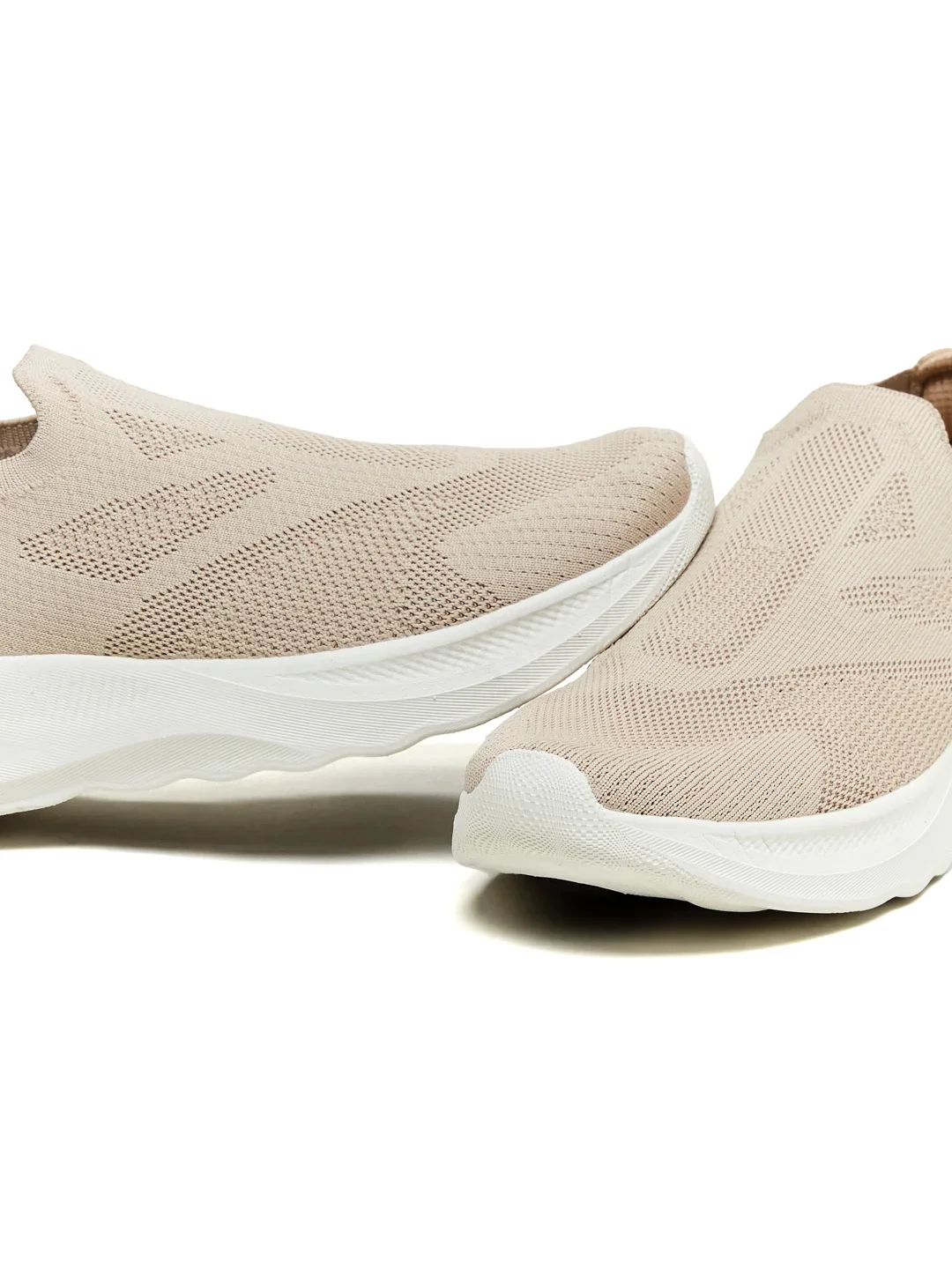 JETRA Beige Men's Walking Shoes - Image 7