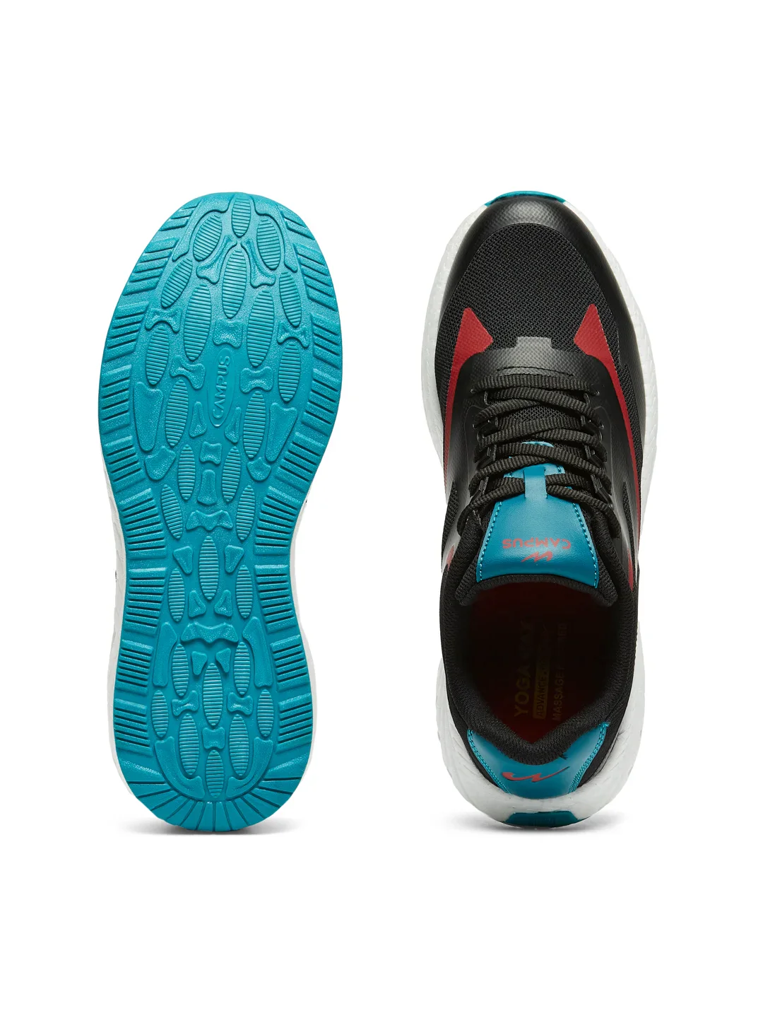 JIVE Black Men's Running Shoes - Image 4