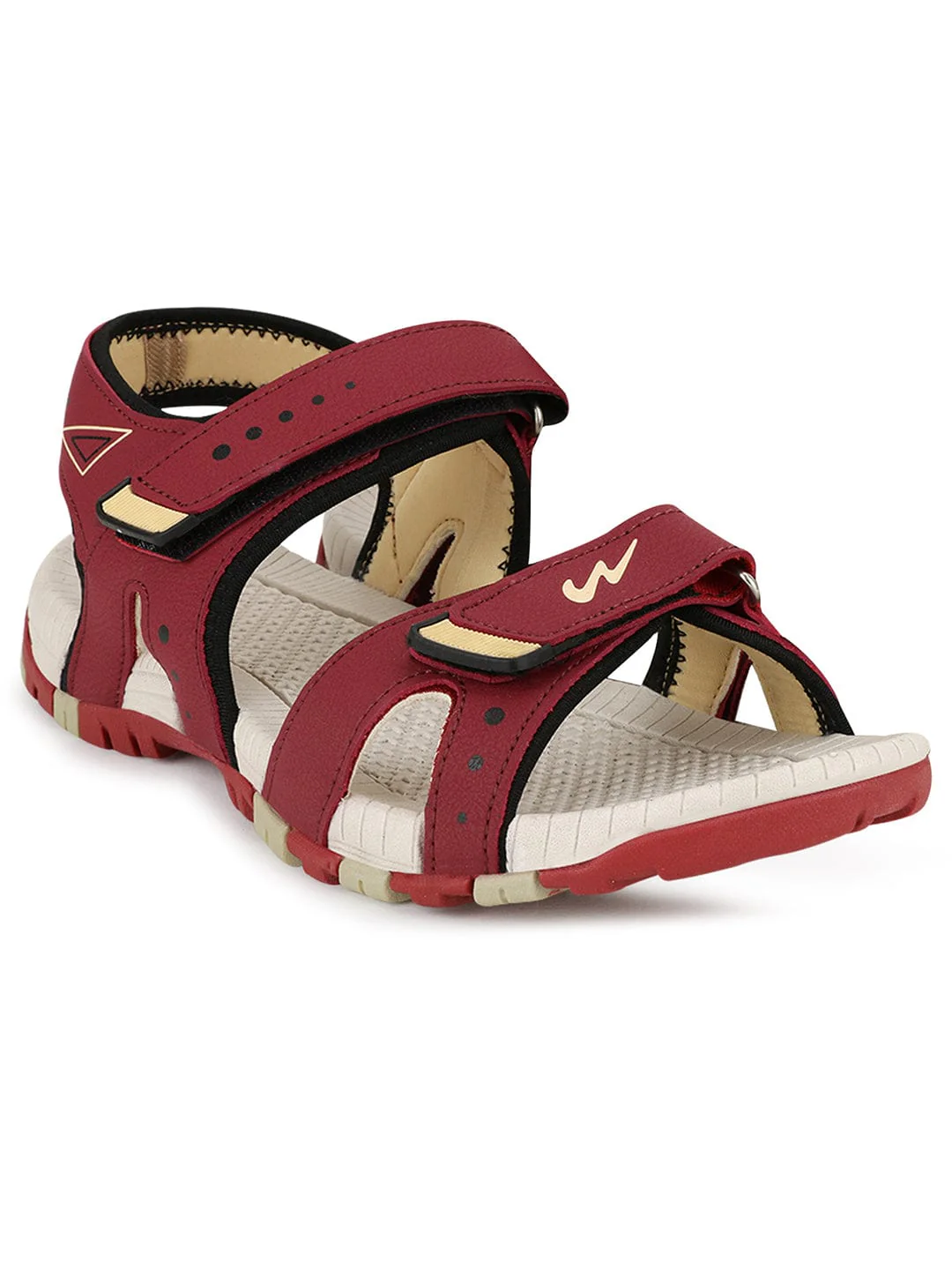 JOY Red Men's Sports Sandals - Image 2