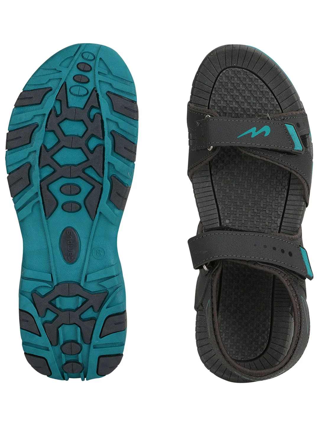 JOY N Grey Men's Sports Sandals - Image 4