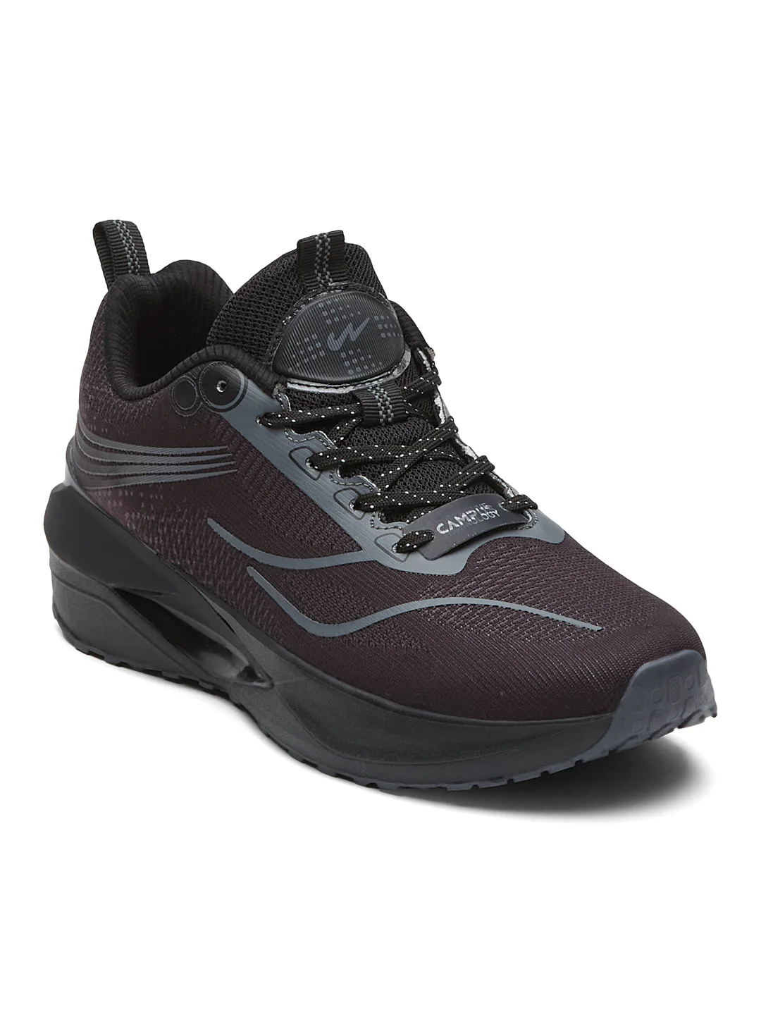 JUNIPER Black Men's Running Shoes - Image 3