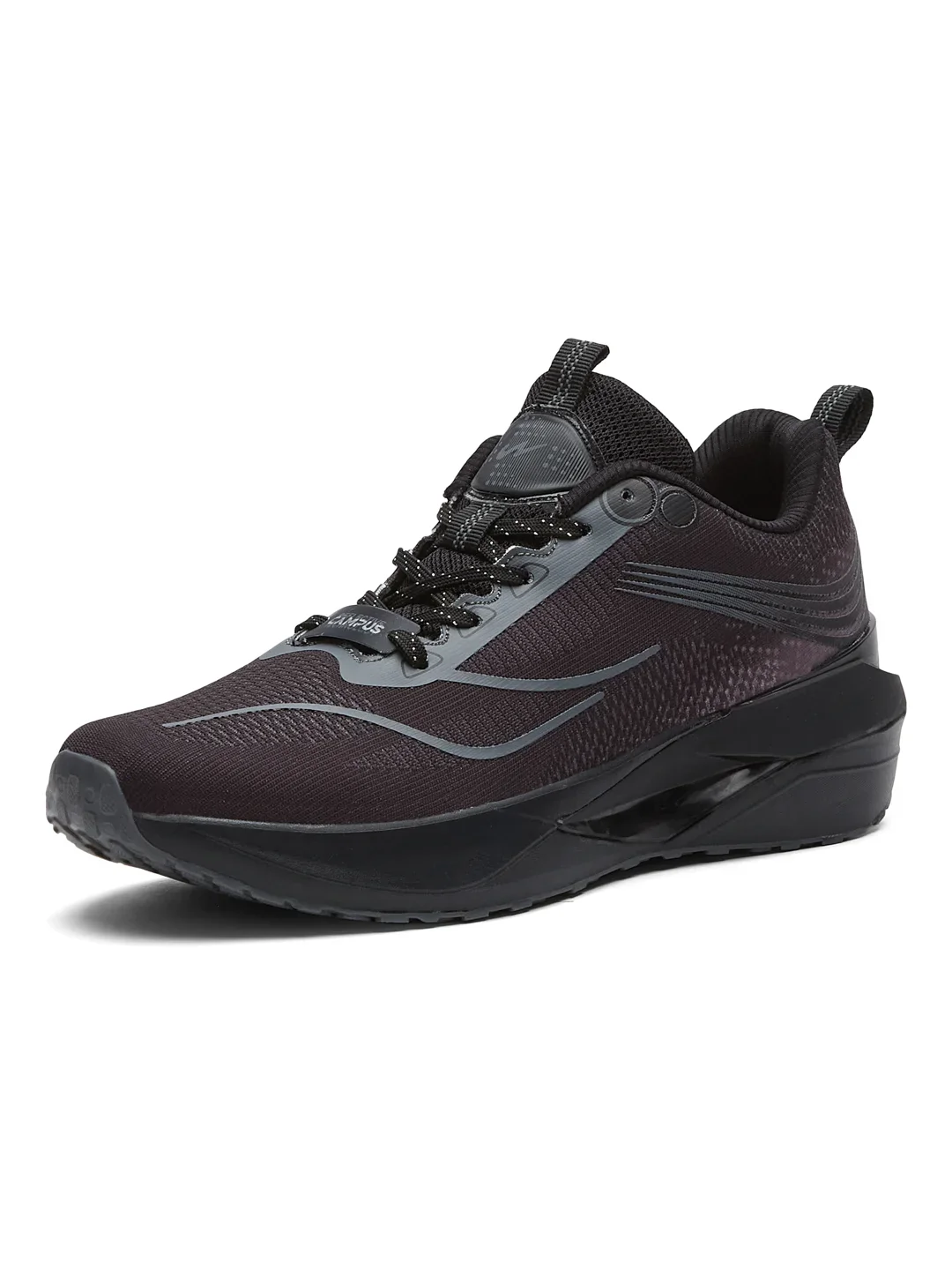 JUNIPER Black Men's Running Shoes - Image 6