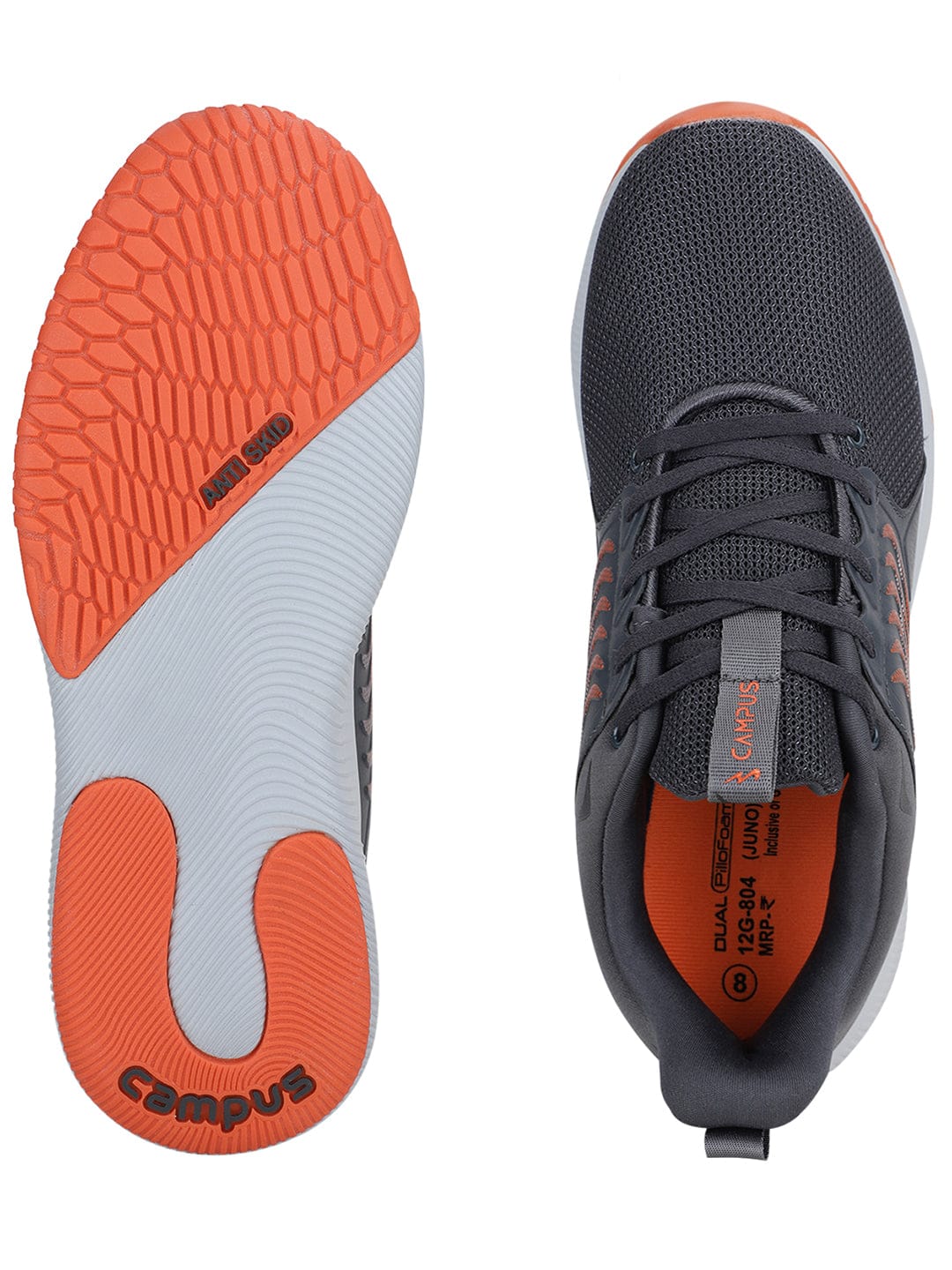 JUNO Navy Men's Running Shoes - Image 4
