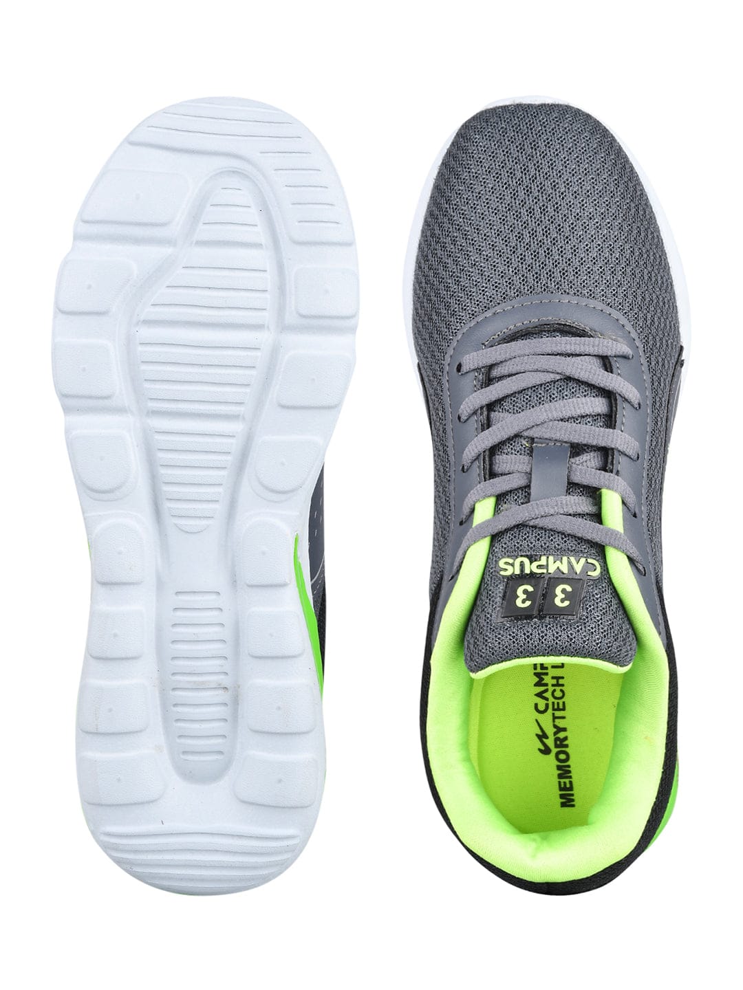 KIDOS-CHILD Grey Child Running Shoes - Image 4