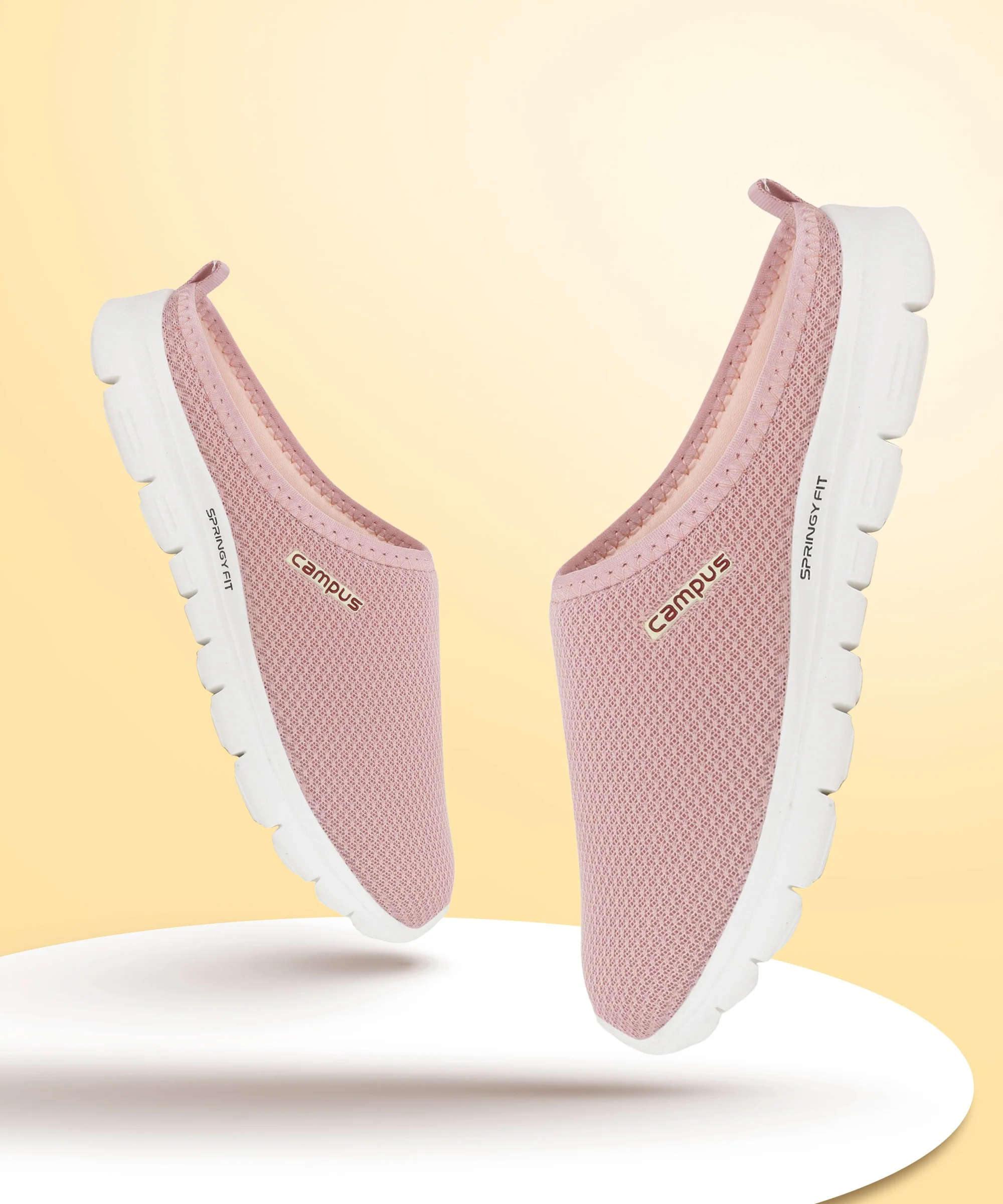 KIM Pink Women's Walking Shoes - Image 5