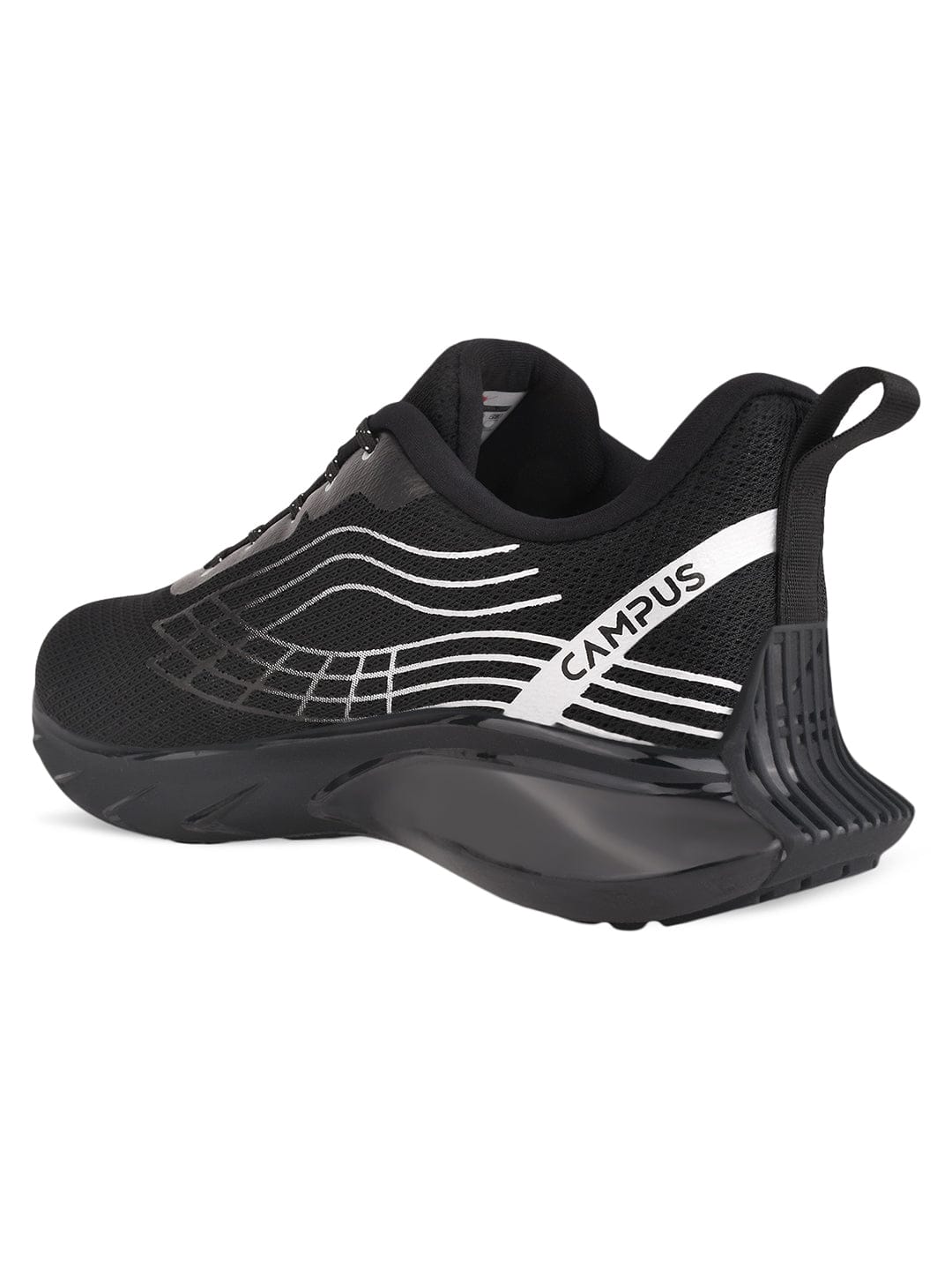 KIZER Black Men's Sports Shoes - Image 3