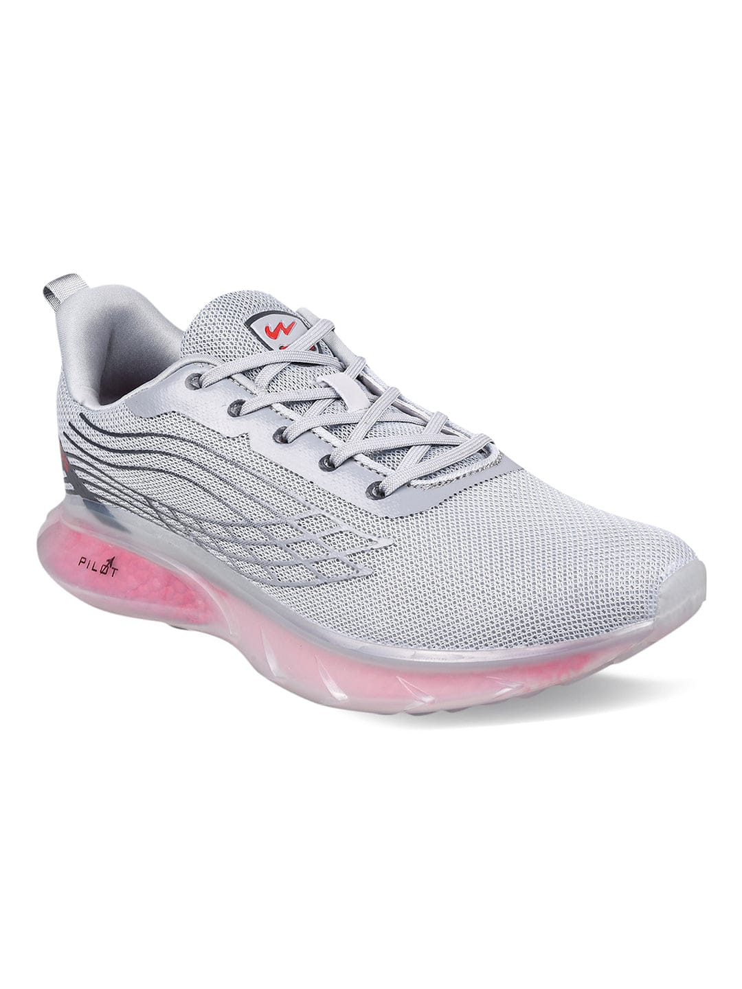 KIZER Grey Men's Sports Shoes - Image 2