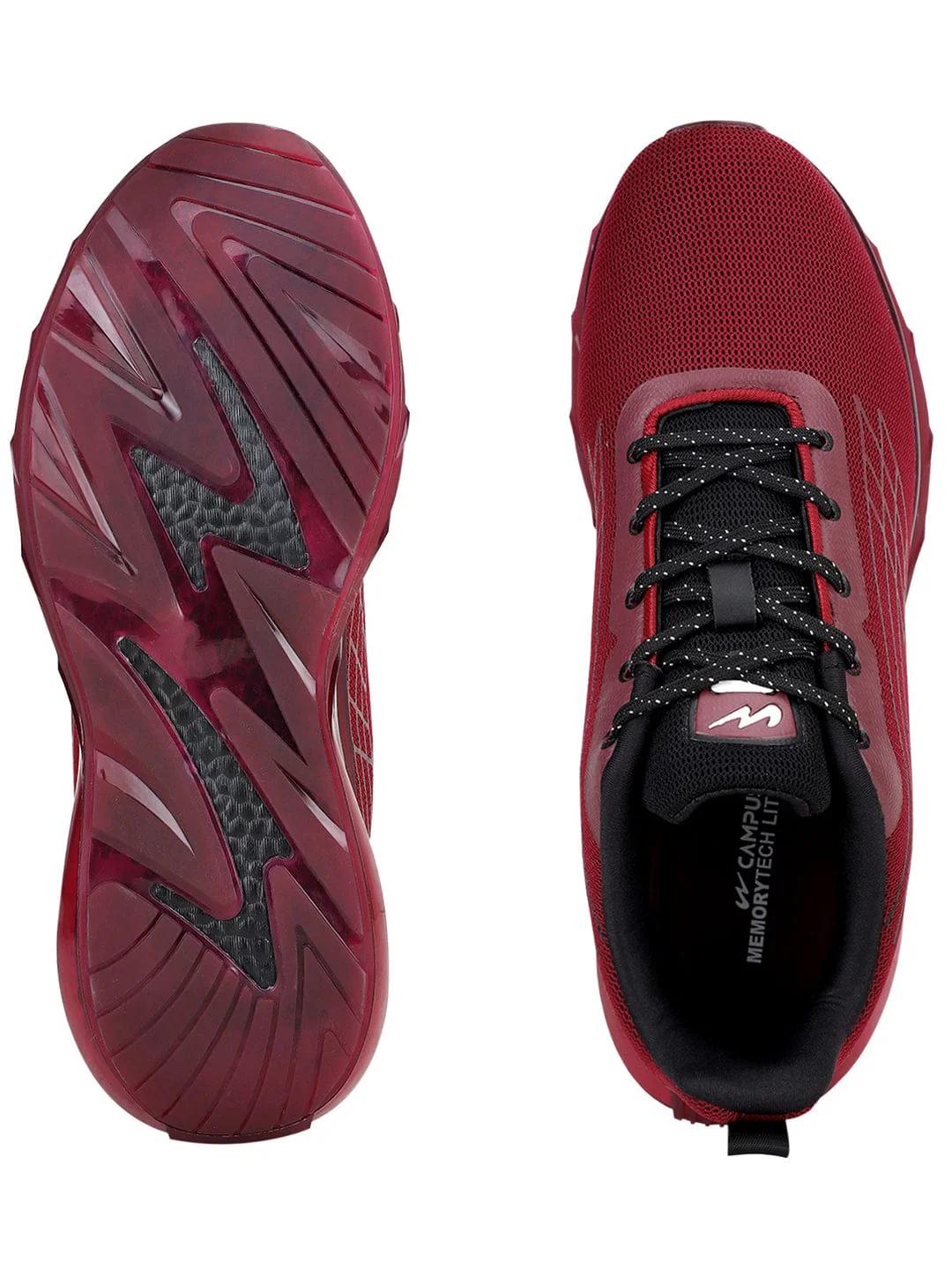 KIZER Red Men's Sports Shoes - Image 4