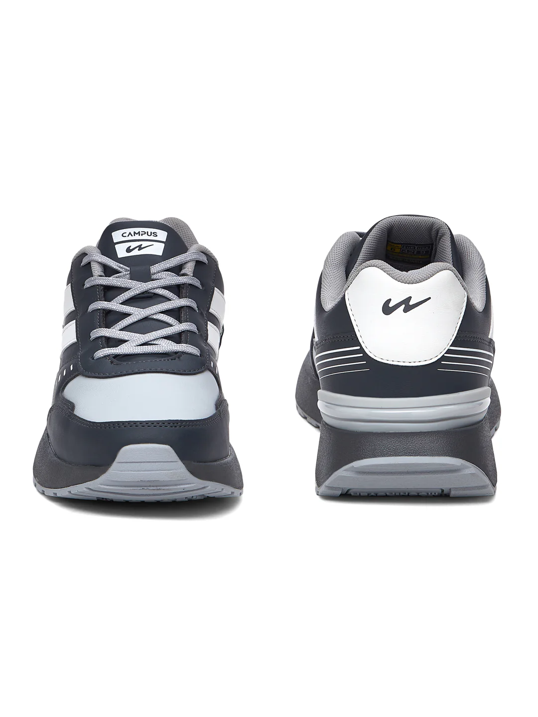 KNICK Grey Men's Sneakers - Image 4