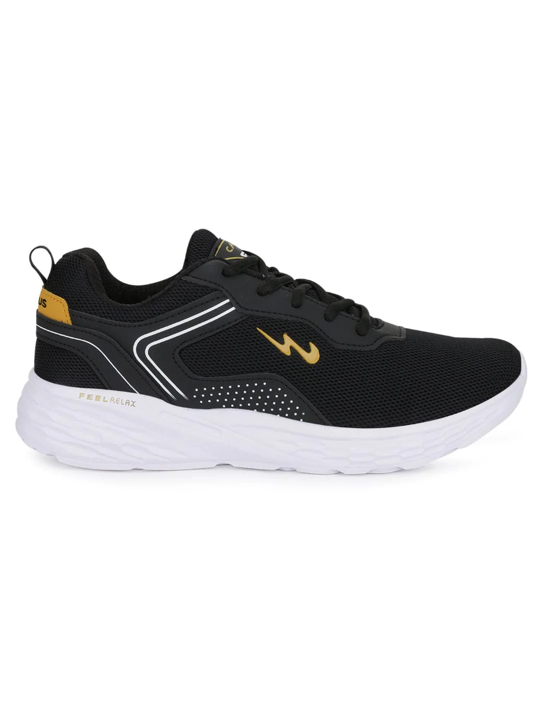 KOSMO PRO Black Men's Running Shoes