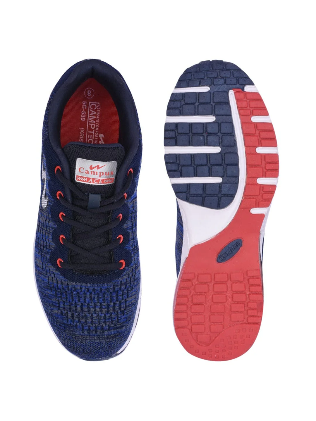 KRISH Navy Men's Running Shoes - Image 4