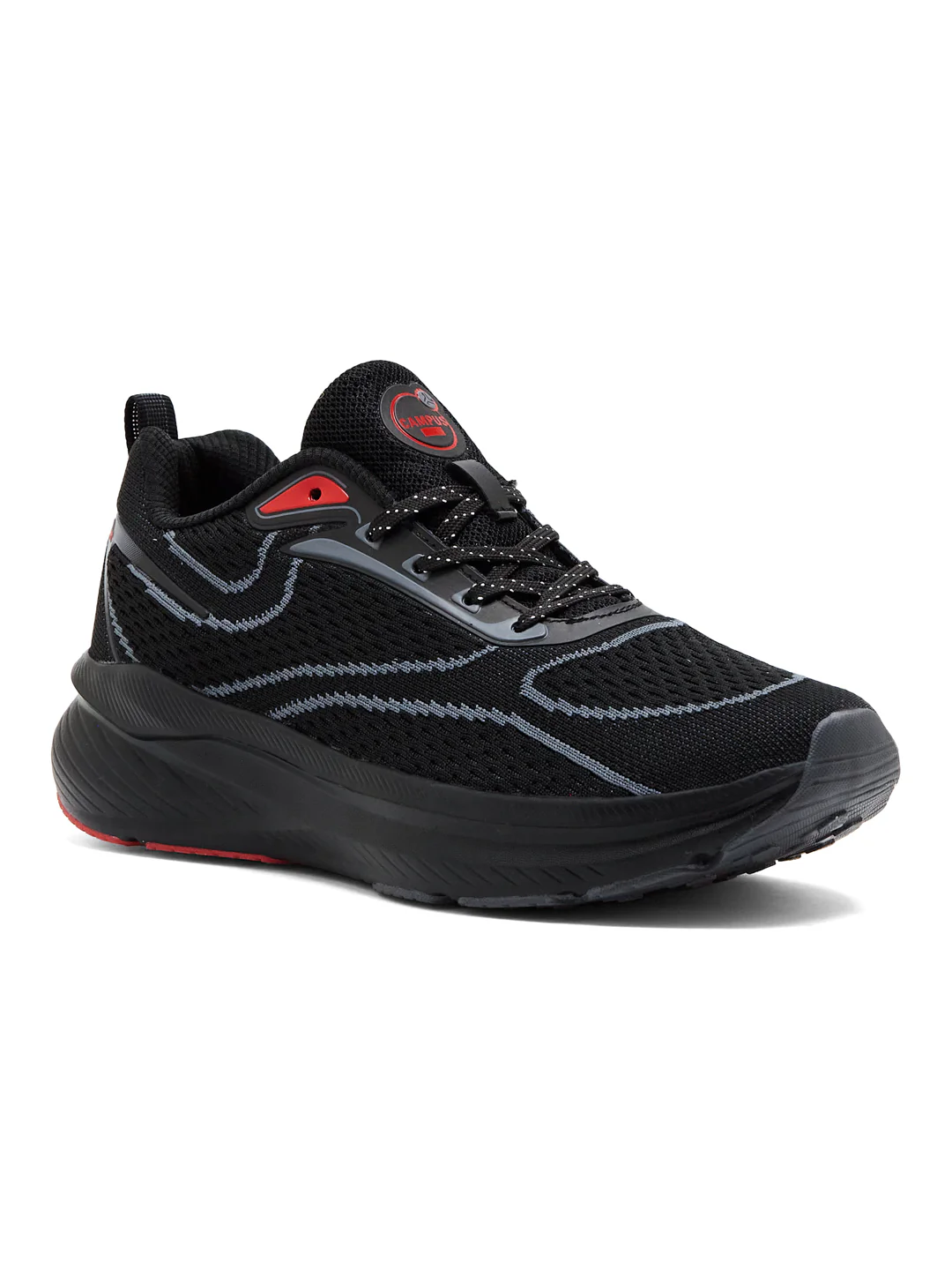 KRIVO Black  Men's Running Shoes - Image 2