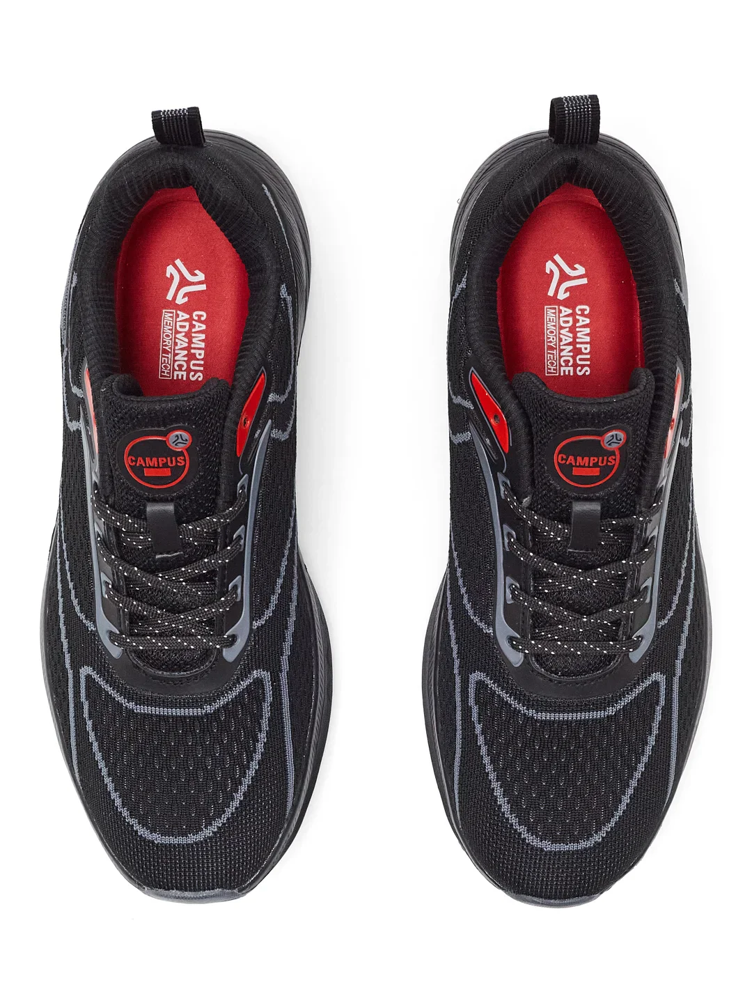 KRIVO Black  Men's Running Shoes - Image 6