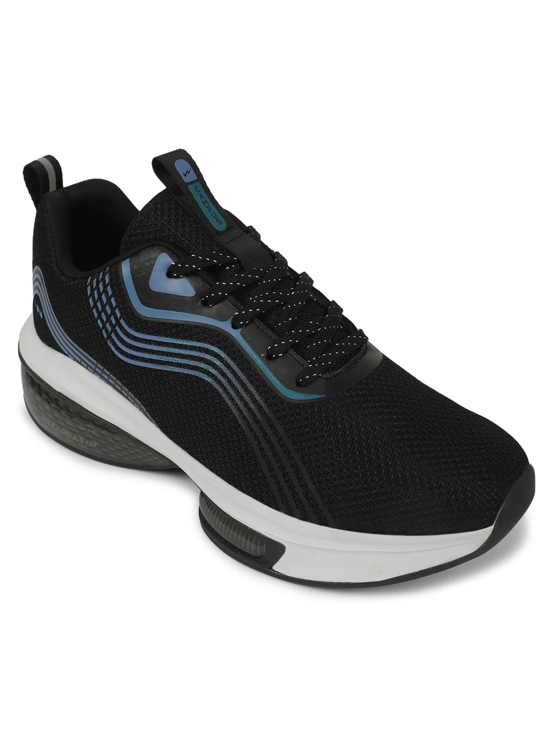 LAM Black Men's Running Shoes - Image 2