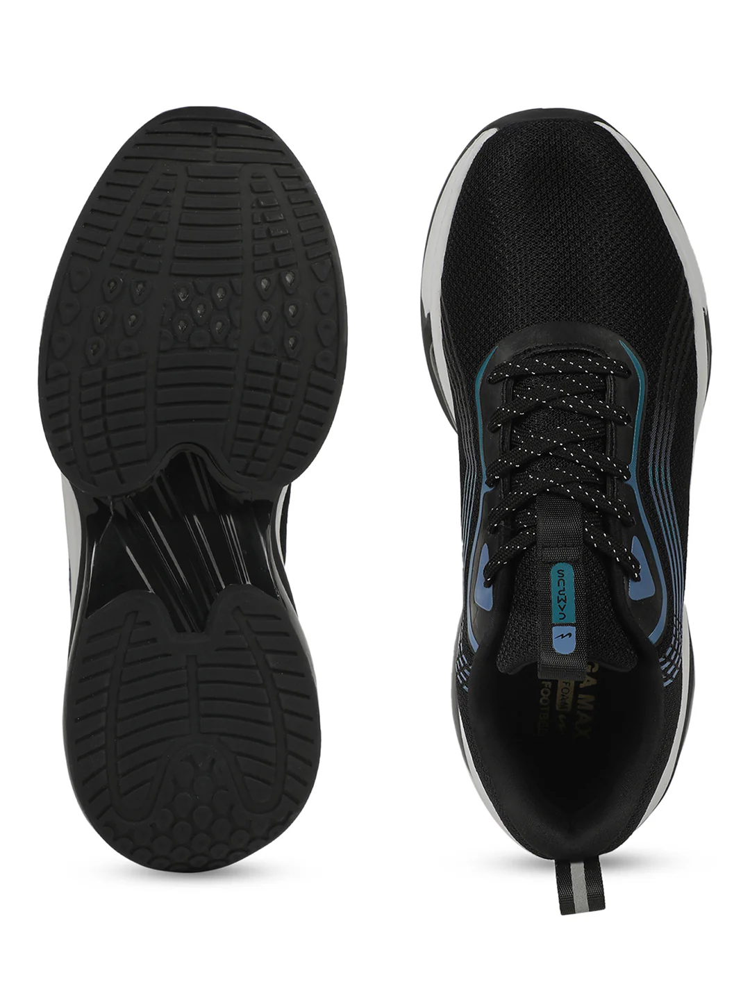 LAM Black Men's Running Shoes - Image 4