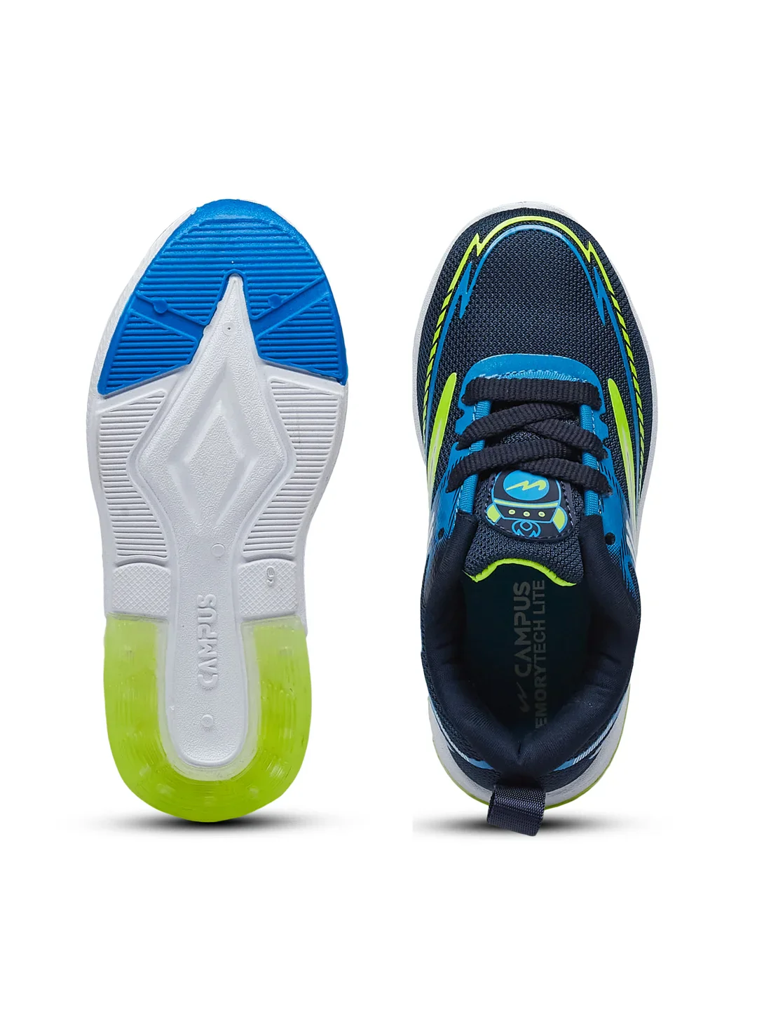 LD-01 Navy Kids Running Shoes - Image 4
