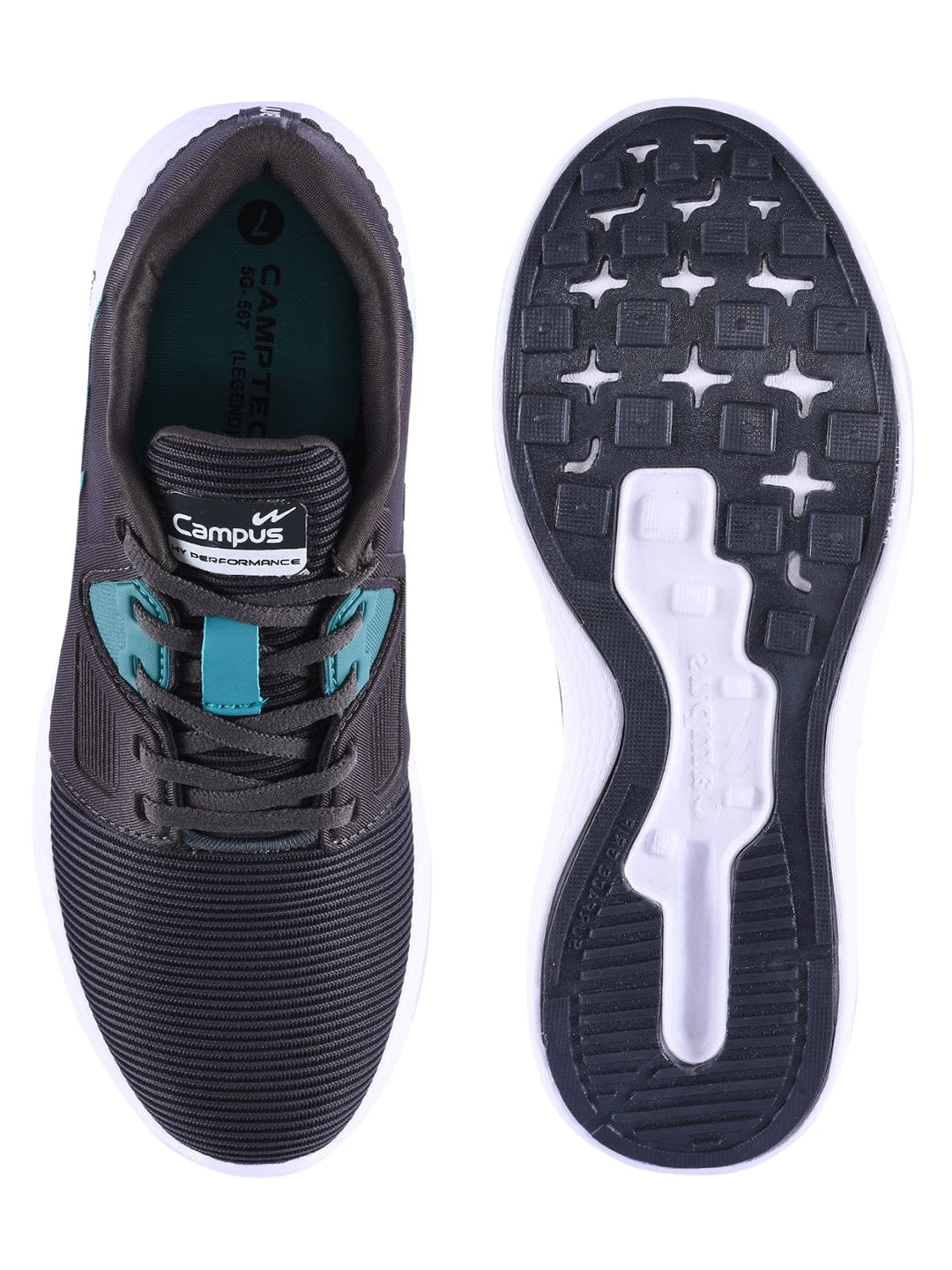 LEGEND Grey Men's Running Shoes - Image 4