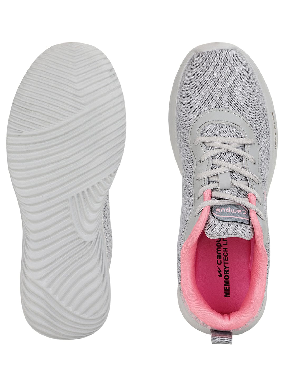 LISA N Grey Women's Casual Shoes - Image 4