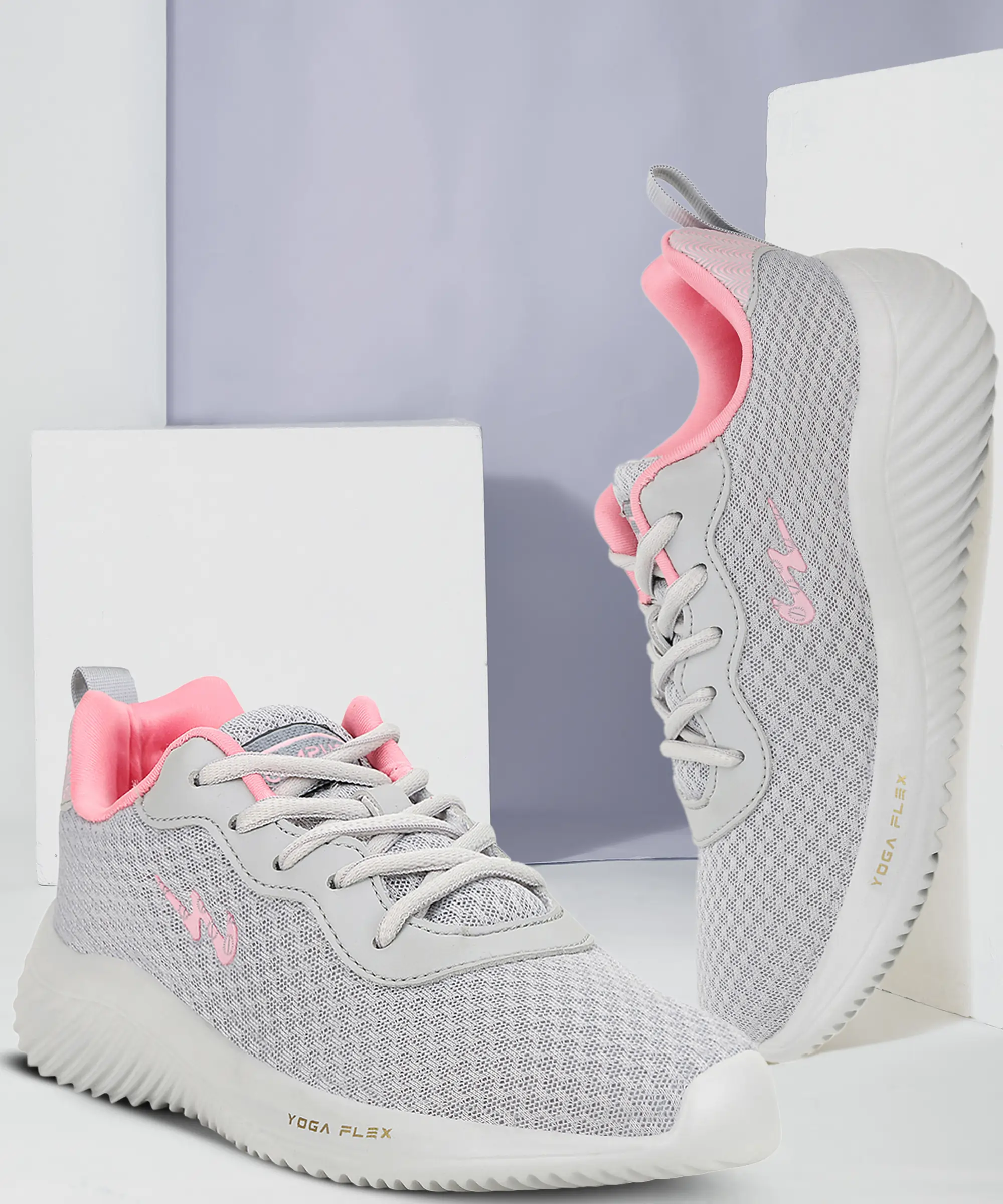 LISA N Grey Women's Casual Shoes - Image 7
