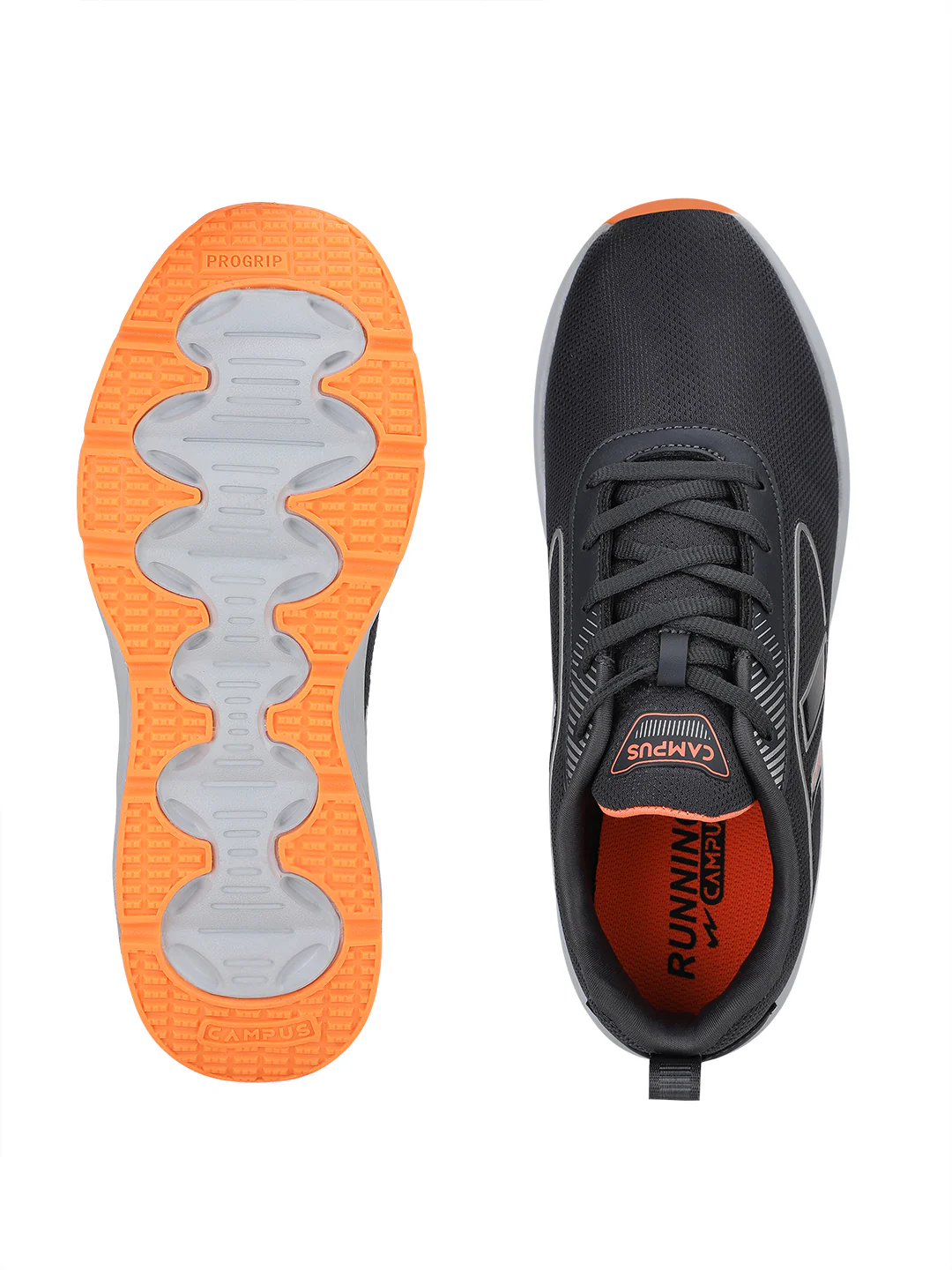 LUCIUS Grey Men's Running Shoes - Image 4