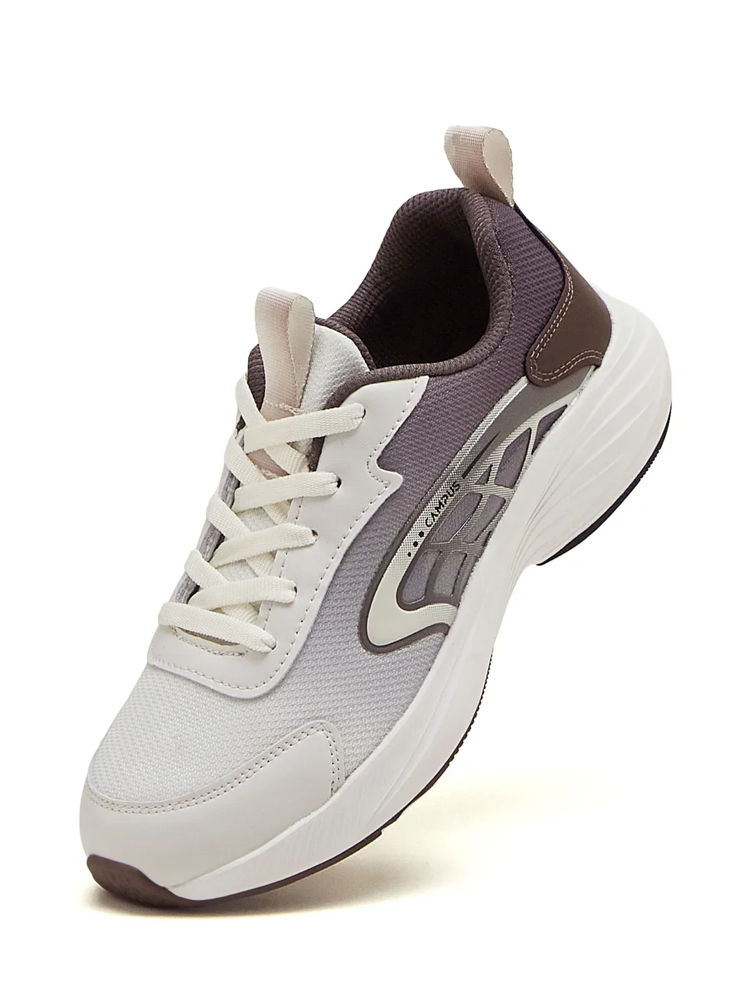 LUNAR Off White Child Running Shoes - Image 3