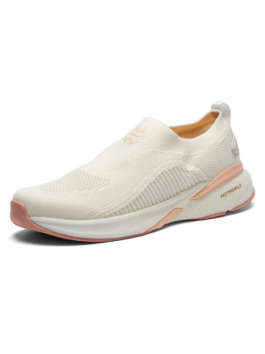 MADRA Off White Women's Walking Shoes - Image 6
