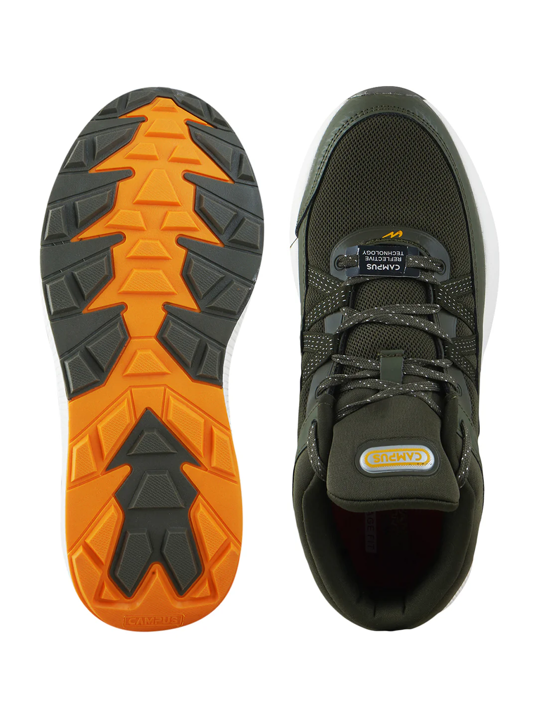 MARGOT Olive Men's Sports Shoes - Image 5