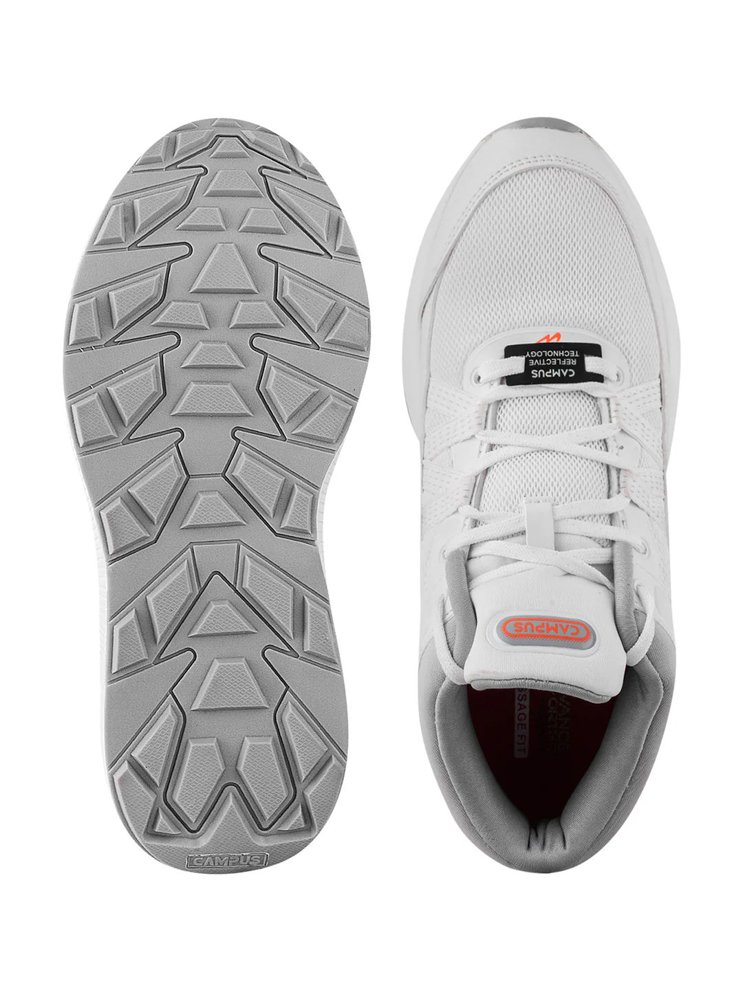 MARGOT White Men's Sports Shoes - Image 5
