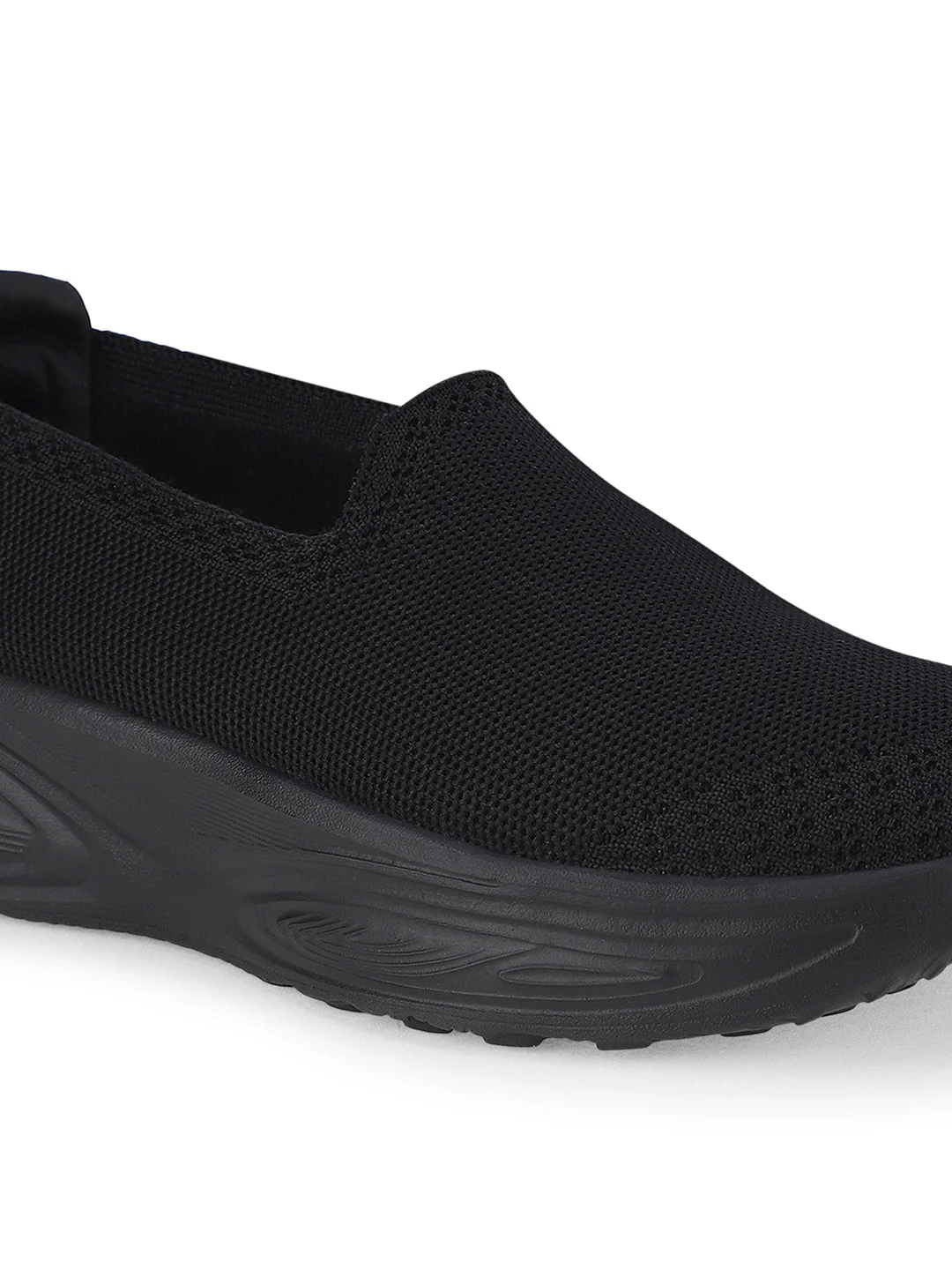 MARLIN Black Women's Walking Shoes - Image 4