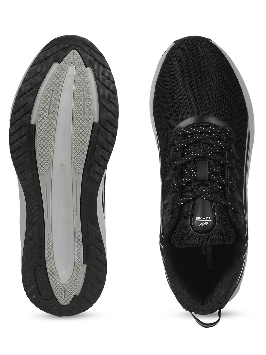 MARVRICK Black Men's Running Shoes - Image 4
