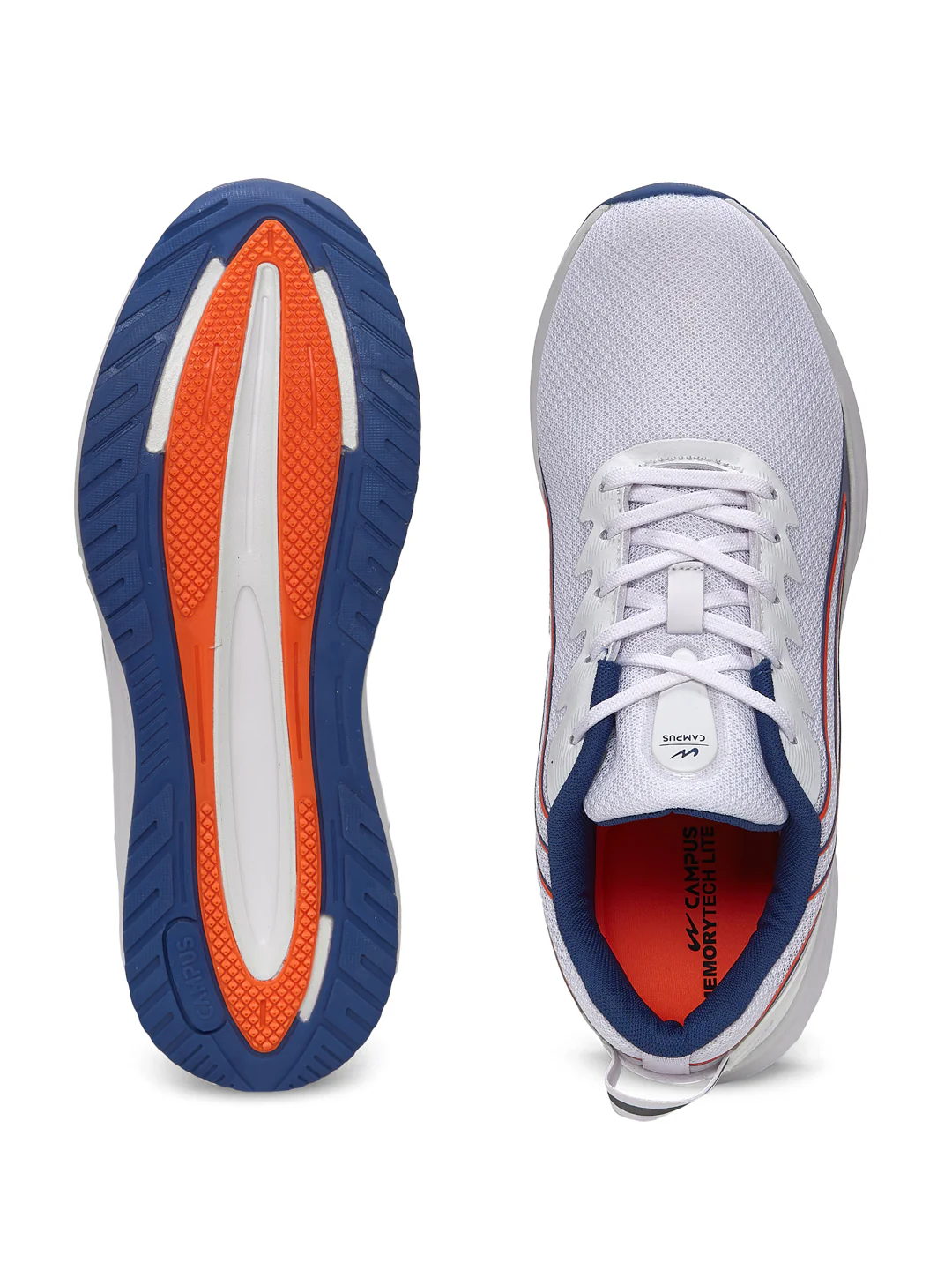 MARVRICK White Men's Running Shoes - Image 4