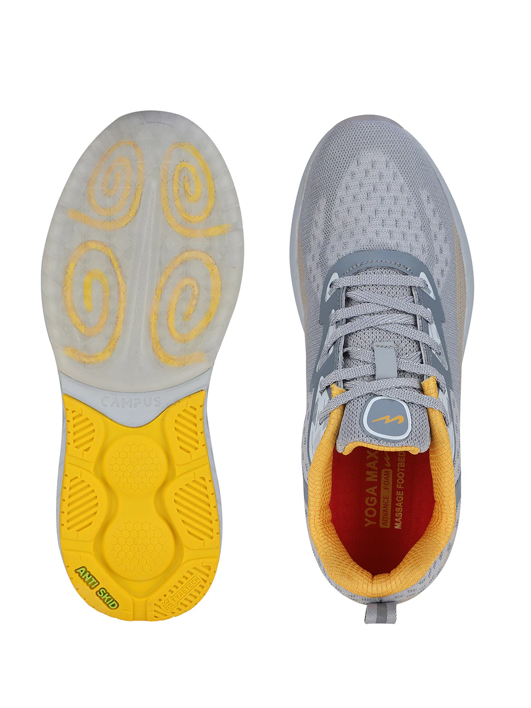 MAZE Grey Men's Sports Shoes - Image 5